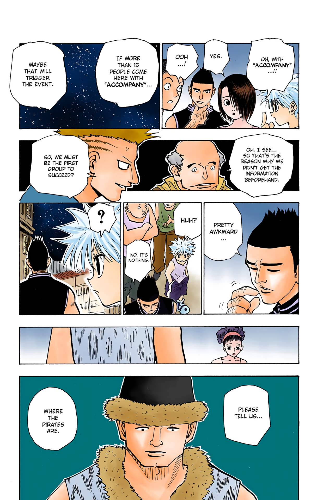 Halaman dari HUNTER x HUNTER (Official Colored) Chapter 155