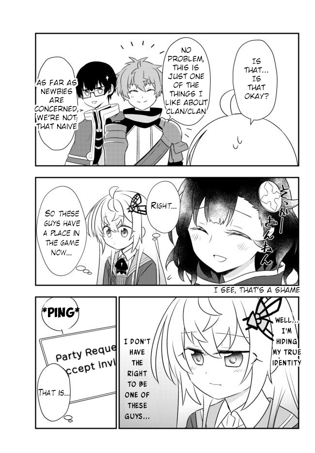 Halaman dari Bishoujo ni Natta kedo, Netoge Haijin Yattemasu. Chapter 8.2