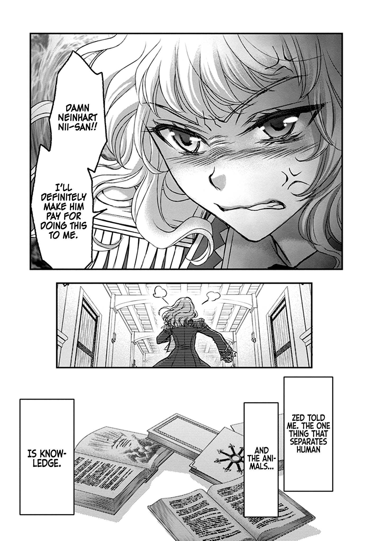 Shinigami ni Sodaterareta Shoujo wa Shikkoku no Tsurugi o Mune ni Idaku Chapter 5 Page 30