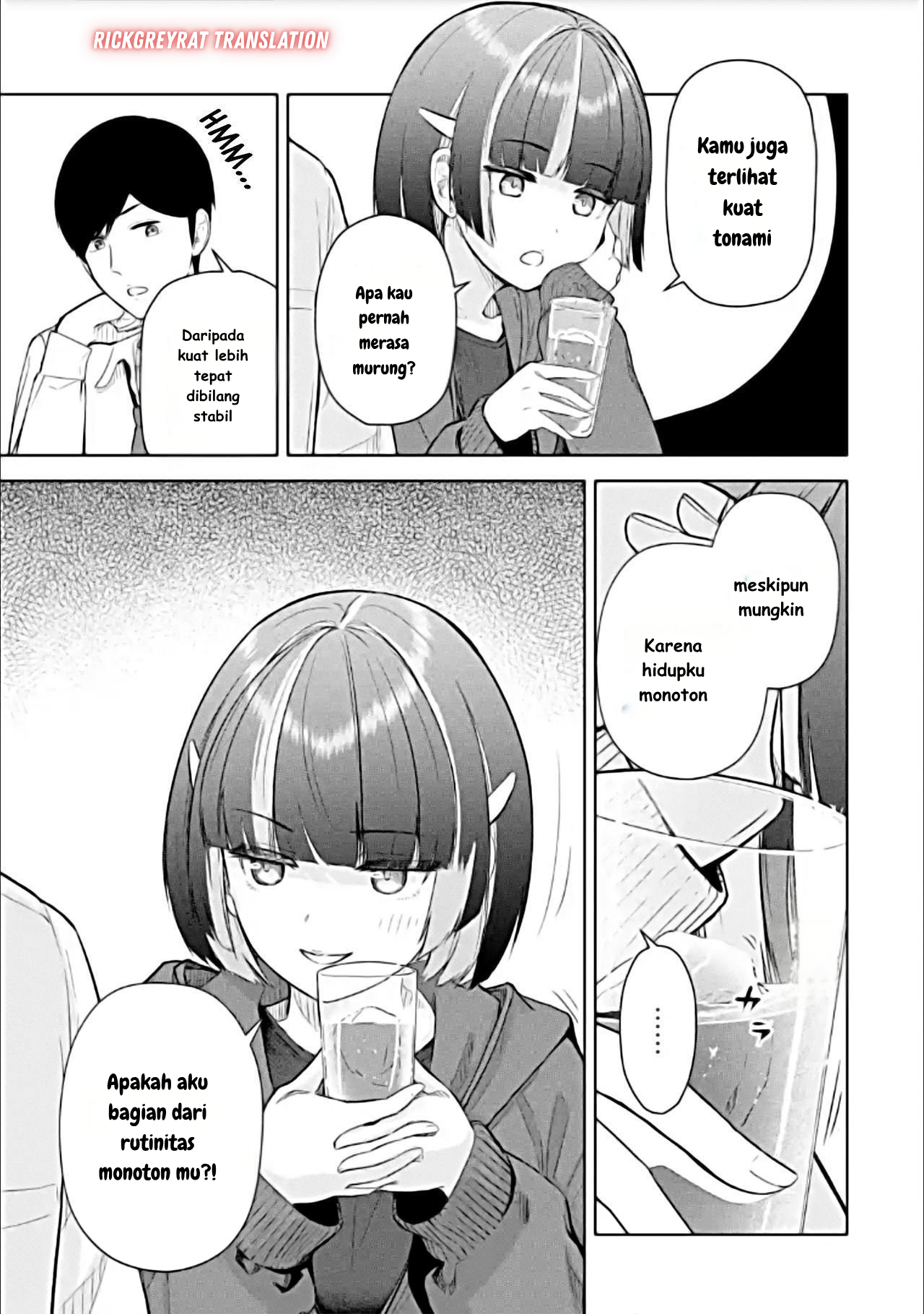 Tachinomi Izakaya de Kuudere Downer-kei Joshidaisei ga Tonari ni Kuru Hanashi Chapter 7 - halaman 6