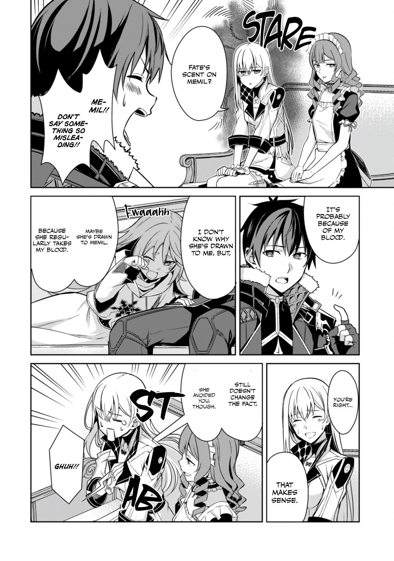 Halaman dari Boushoku no Berserk ~Ore dake Level to Iu Gainen wo Toppa suru~ Chapter 63