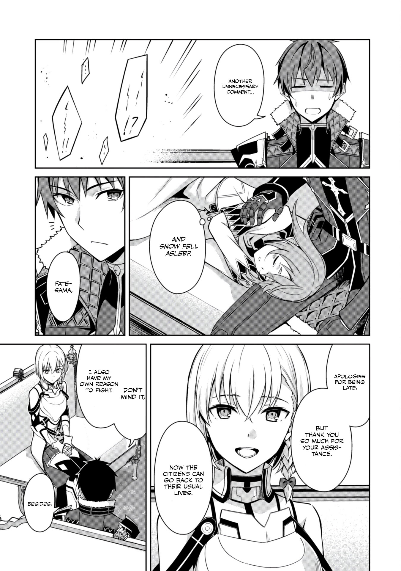 Halaman dari Boushoku no Berserk ~Ore dake Level to Iu Gainen wo Toppa suru~ Chapter 63