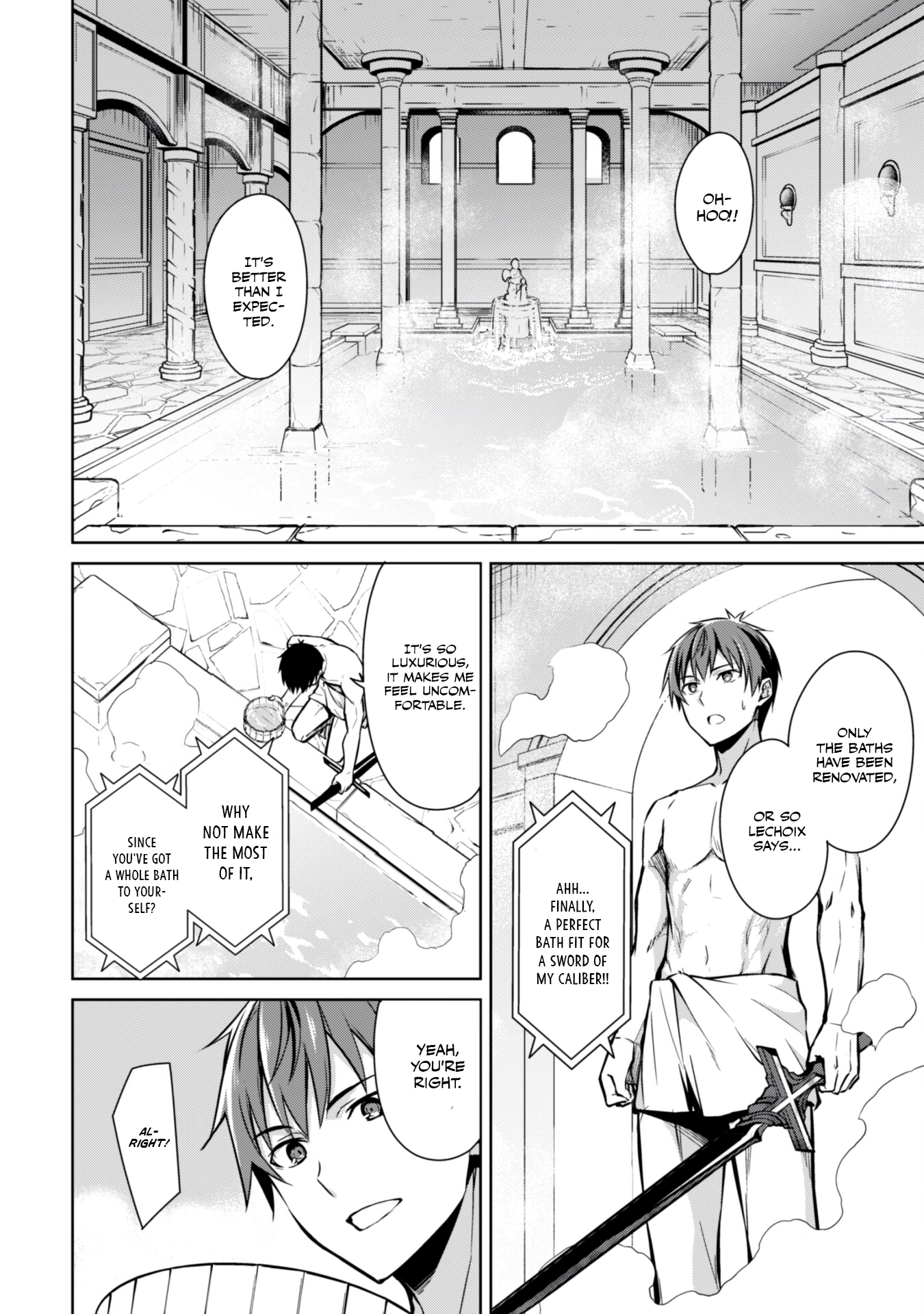 Halaman dari Boushoku no Berserk ~Ore dake Level to Iu Gainen wo Toppa suru~ Chapter 63