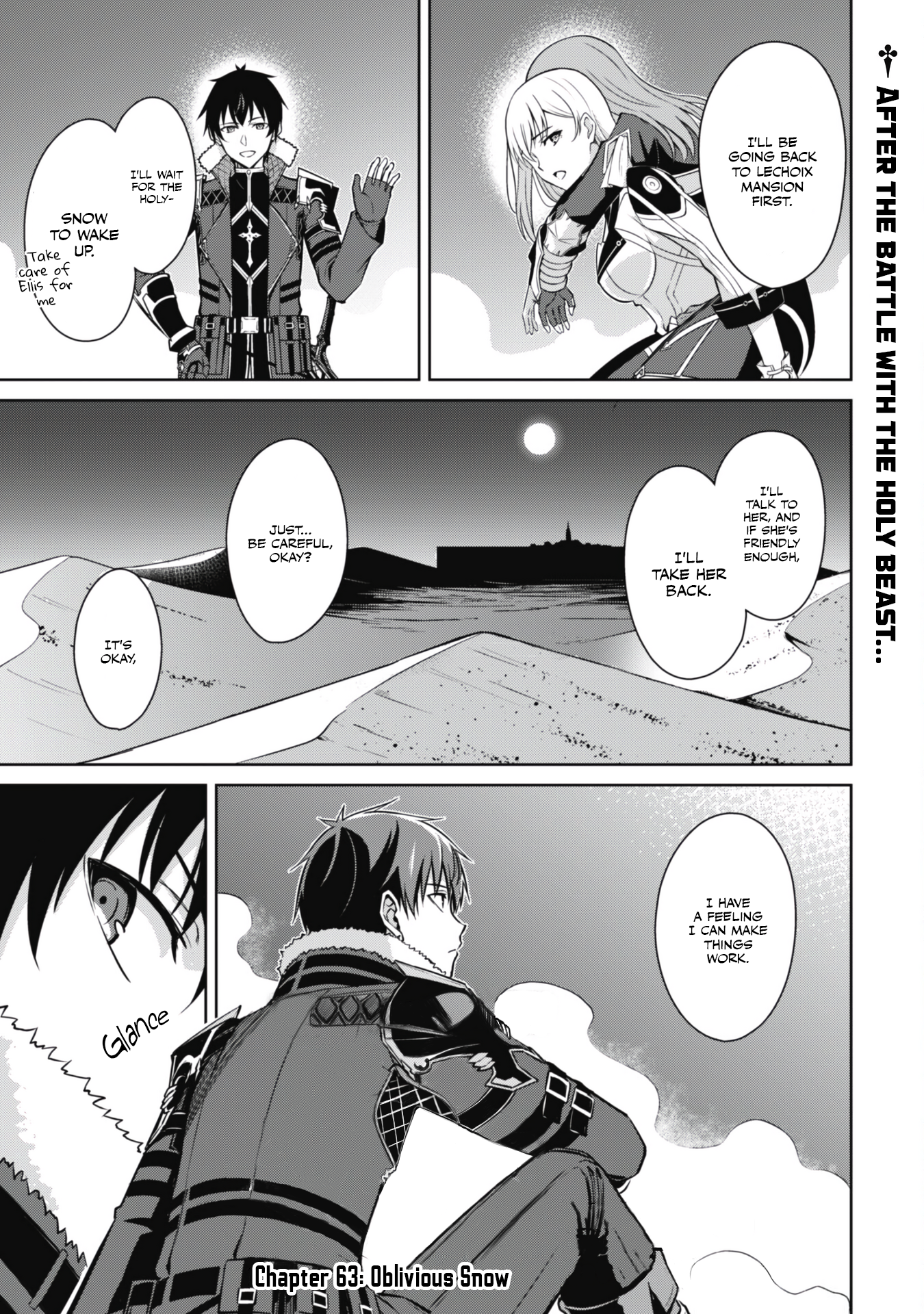 Halaman dari Boushoku no Berserk ~Ore dake Level to Iu Gainen wo Toppa suru~ Chapter 63