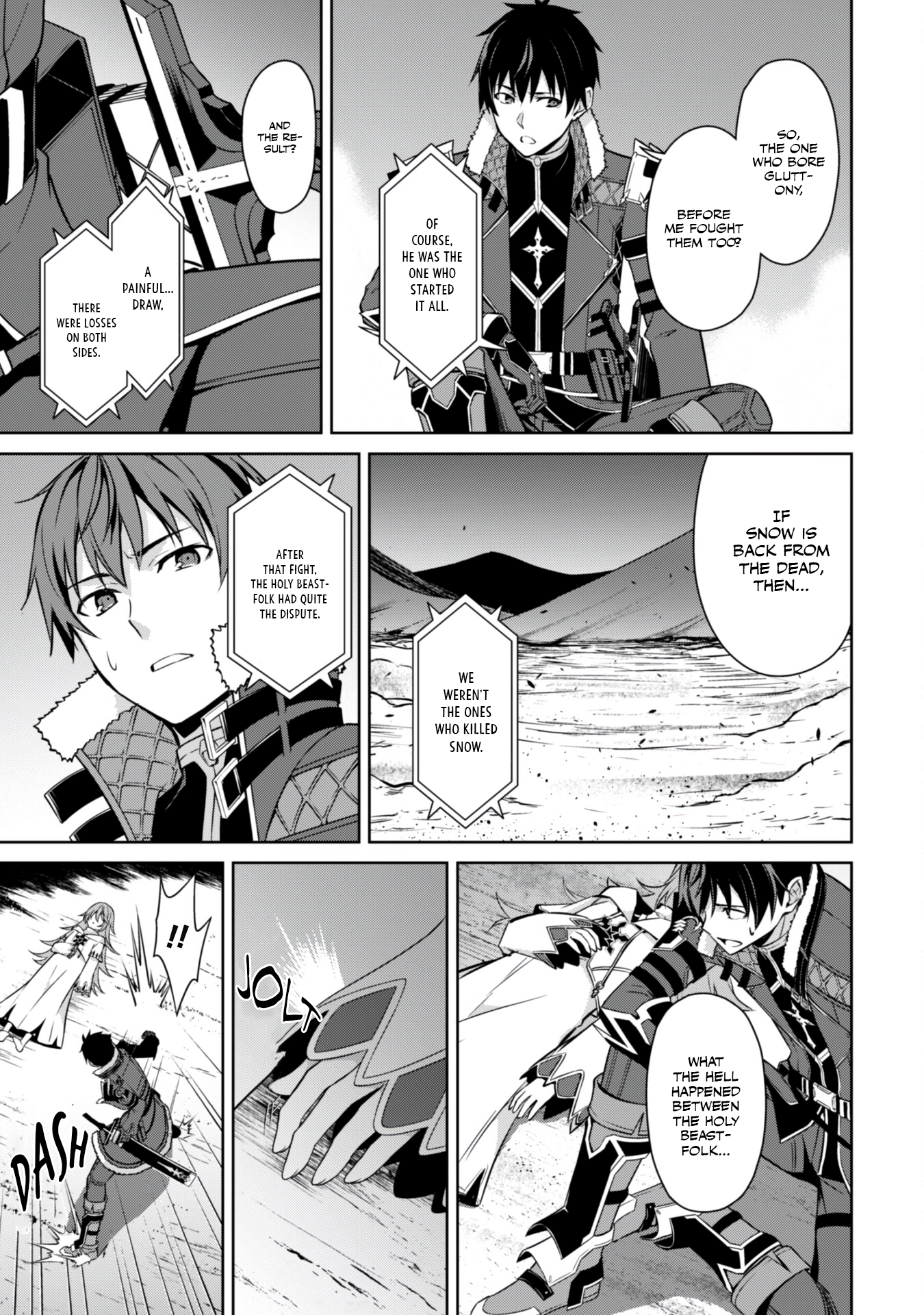 Halaman dari Boushoku no Berserk ~Ore dake Level to Iu Gainen wo Toppa suru~ Chapter 63