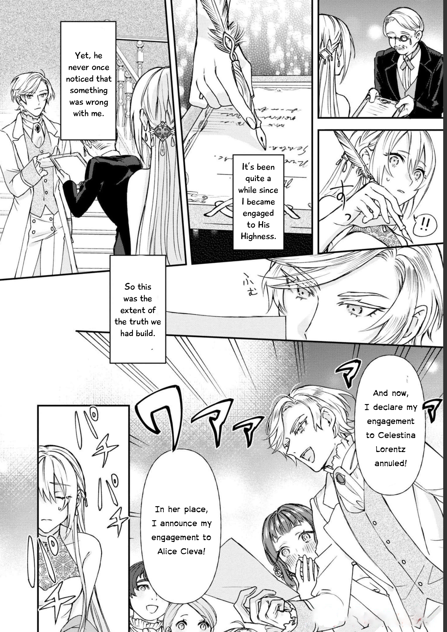 Halaman dari Though I May Be a Villainess, I'll Show You I Can Obtain Happiness! Chapter 3