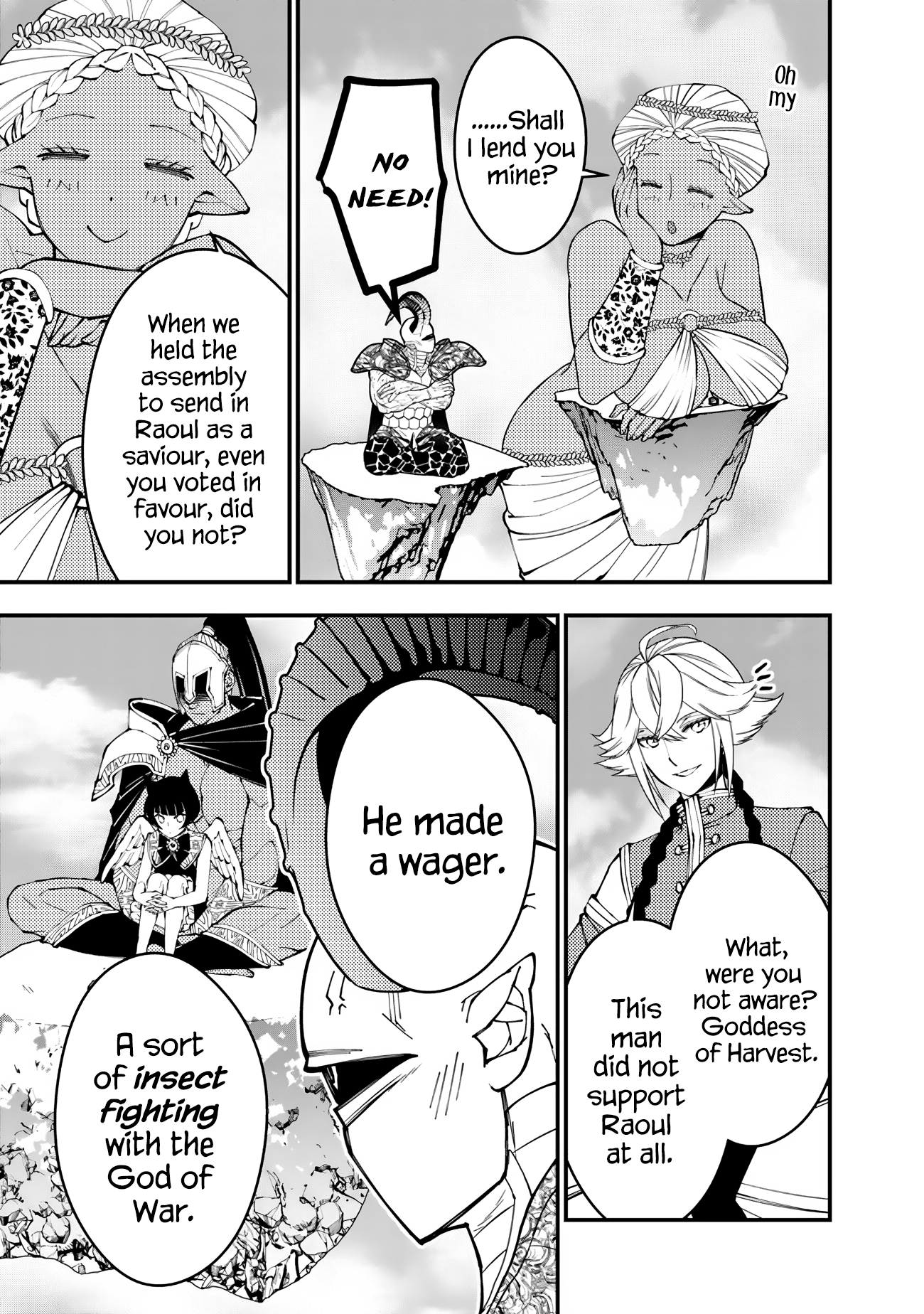 Halaman dari Fukushuu o Koinegau Saikyou Yuusha wa, Yami no Chikara de Senmetsu Musou Suru Chapter 78