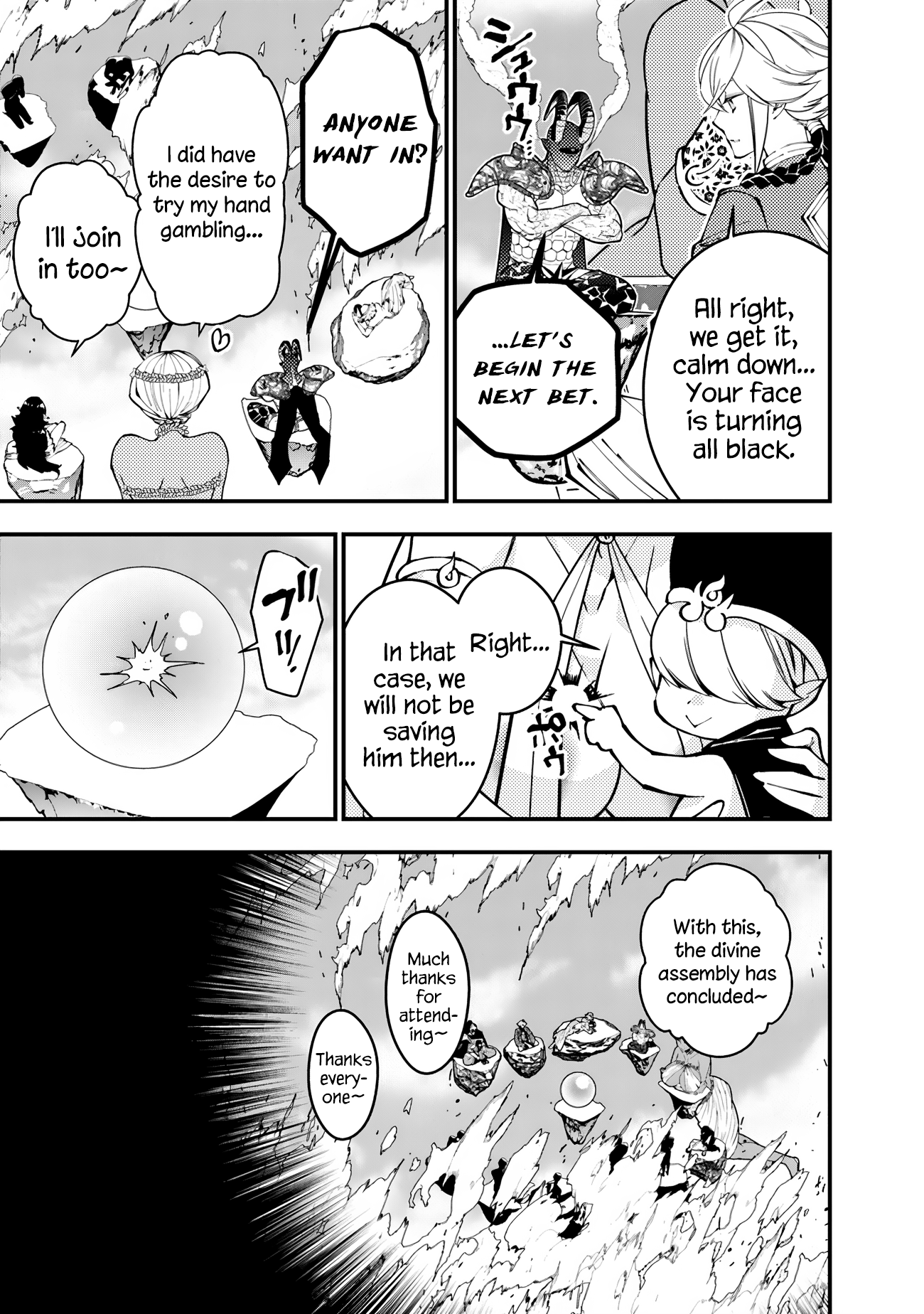 Halaman dari Fukushuu o Koinegau Saikyou Yuusha wa, Yami no Chikara de Senmetsu Musou Suru Chapter 78
