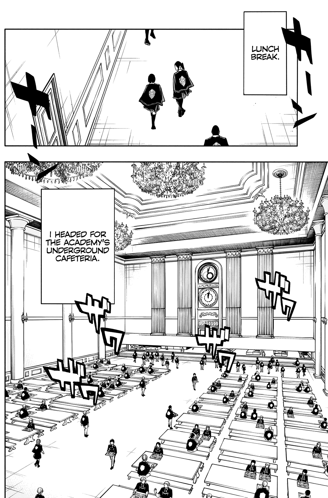 Halaman dari Ouritsu Mahou Gakuen no Saikasei ~Hinkongai Agari no Saikyou Mahoushi, Kizoku Darake no Gakuen de Musou Suru~ Chapter 13
