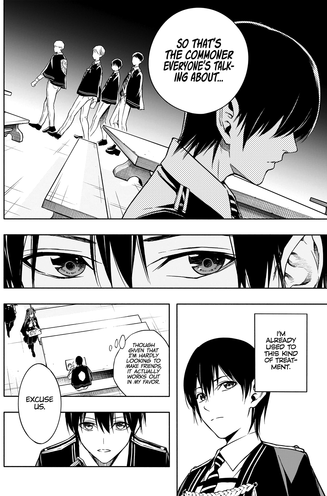 Halaman dari Ouritsu Mahou Gakuen no Saikasei ~Hinkongai Agari no Saikyou Mahoushi, Kizoku Darake no Gakuen de Musou Suru~ Chapter 13