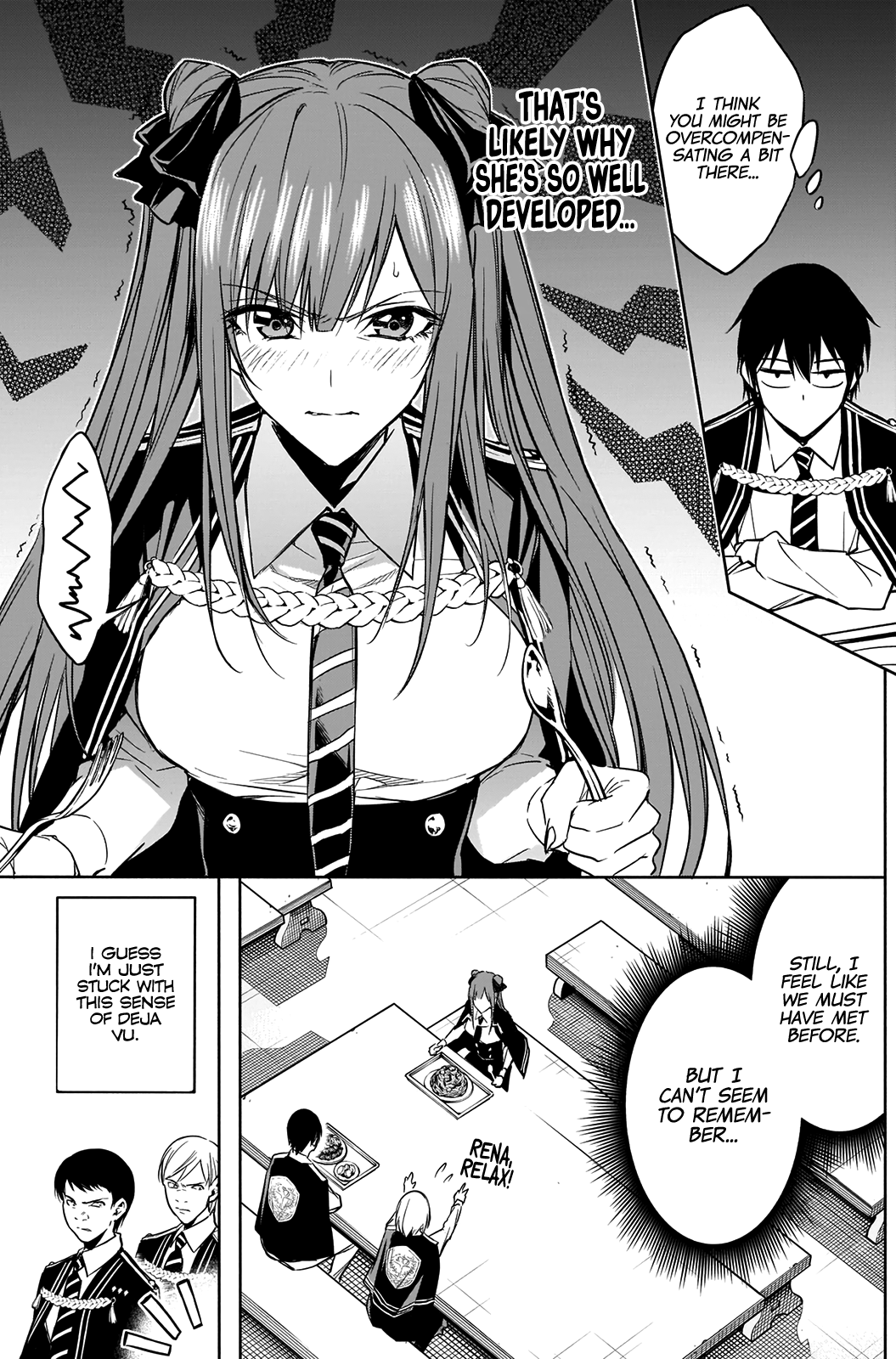 Halaman dari Ouritsu Mahou Gakuen no Saikasei ~Hinkongai Agari no Saikyou Mahoushi, Kizoku Darake no Gakuen de Musou Suru~ Chapter 13