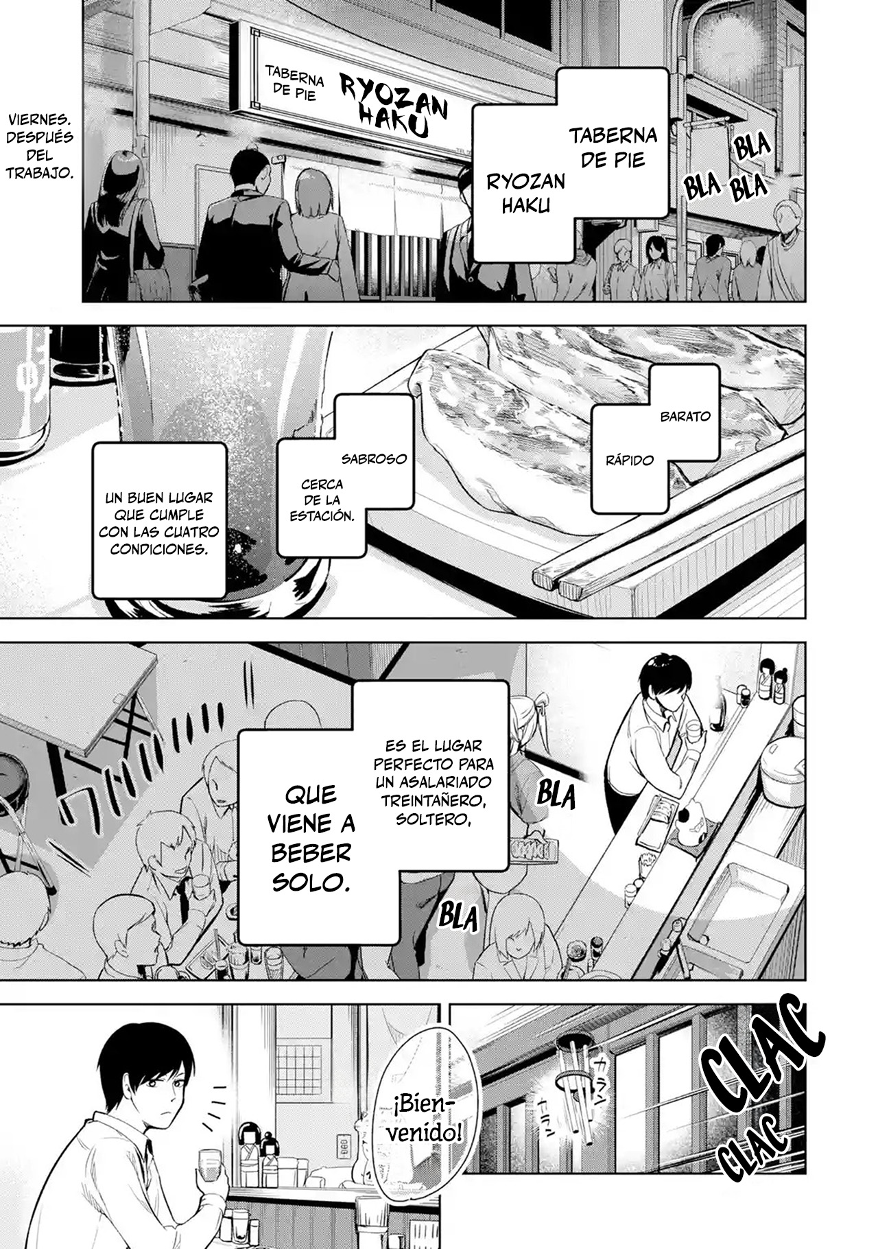 Tachinomi Izakaya de Kuudere Downer-kei Joshidaisei ga Tonari ni Kuru Hanashi - Capítulo 1 - Página 1 - LectorTMOo