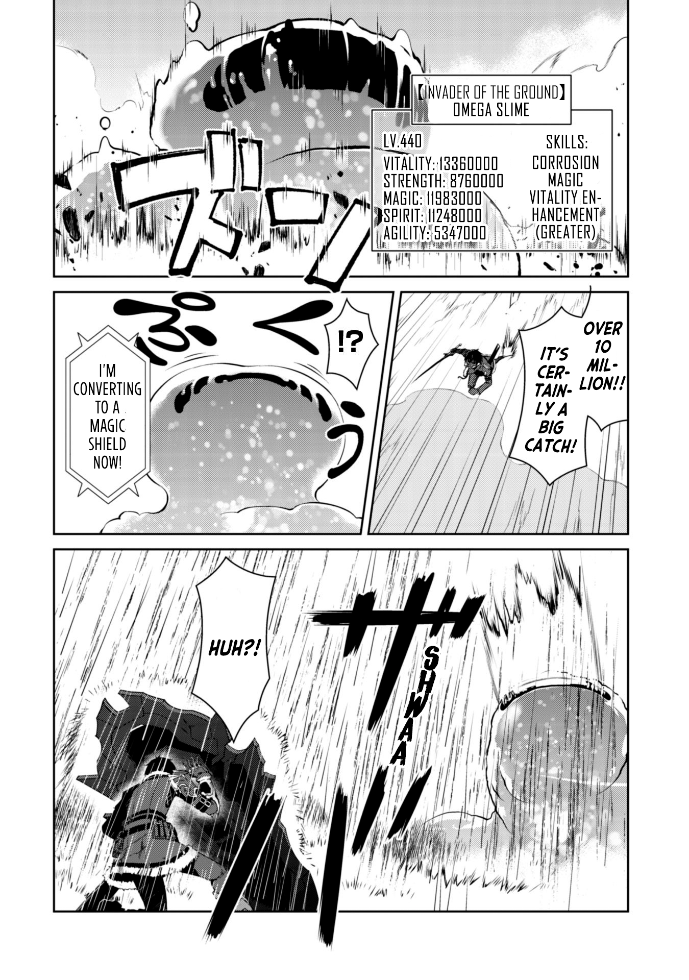 Halaman dari Boushoku no Berserk ~Ore dake Level to Iu Gainen wo Toppa suru~ Chapter 27