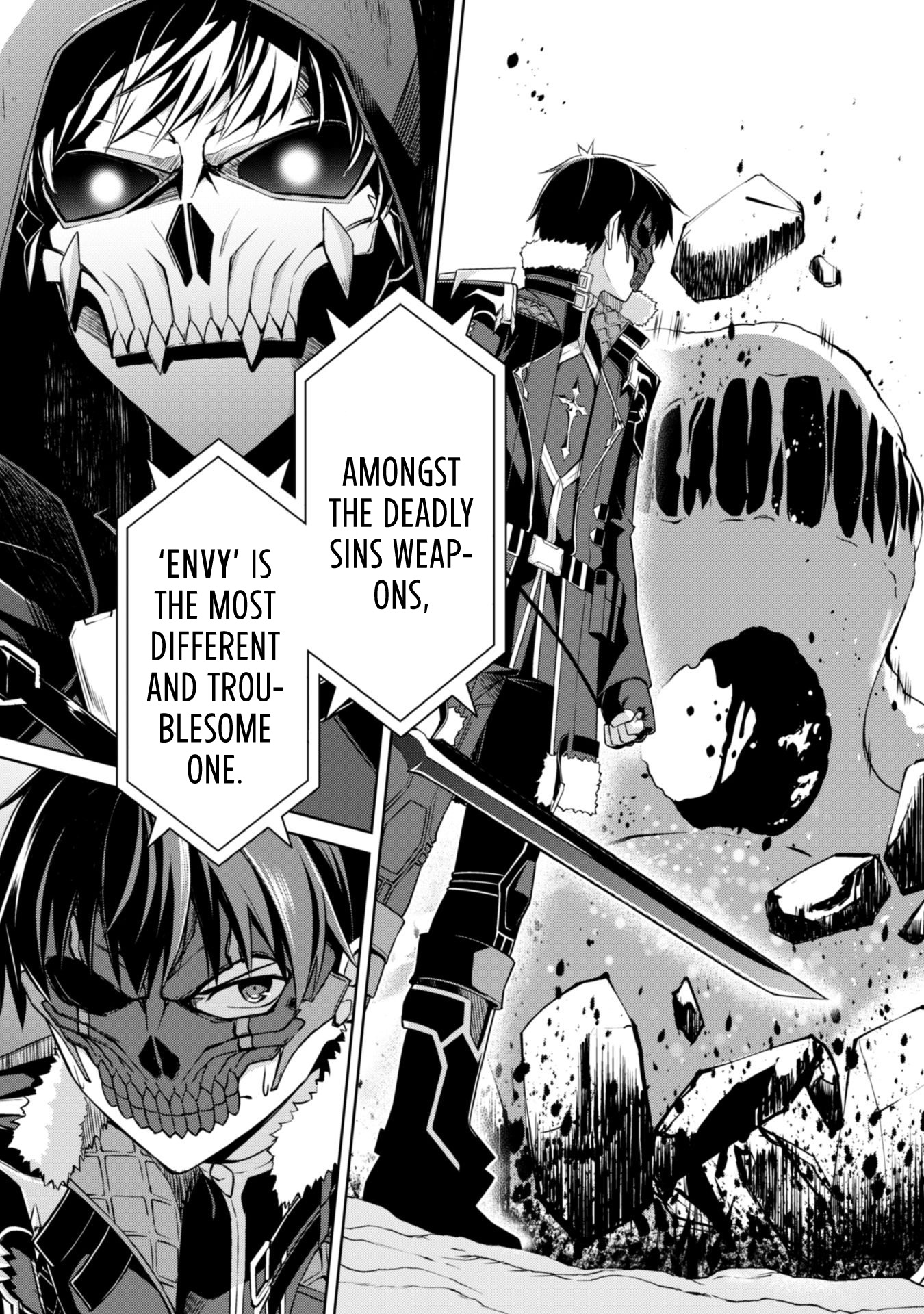 Halaman dari Boushoku no Berserk ~Ore dake Level to Iu Gainen wo Toppa suru~ Chapter 27