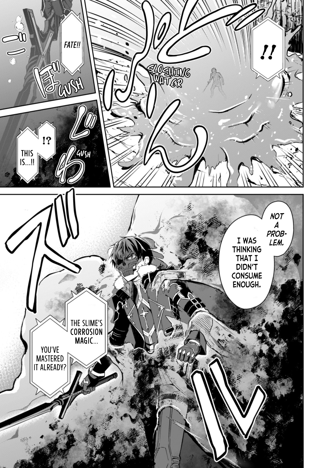 Halaman dari Boushoku no Berserk ~Ore dake Level to Iu Gainen wo Toppa suru~ Chapter 27