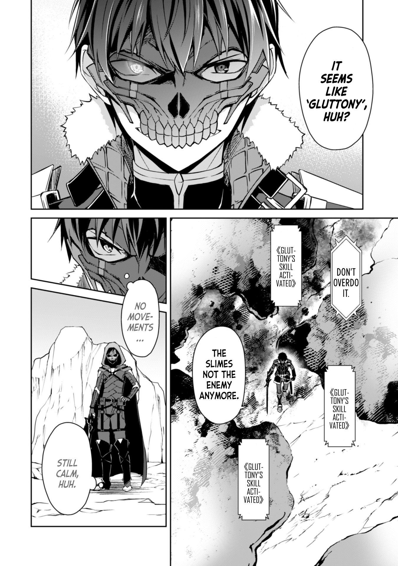 Halaman dari Boushoku no Berserk ~Ore dake Level to Iu Gainen wo Toppa suru~ Chapter 27