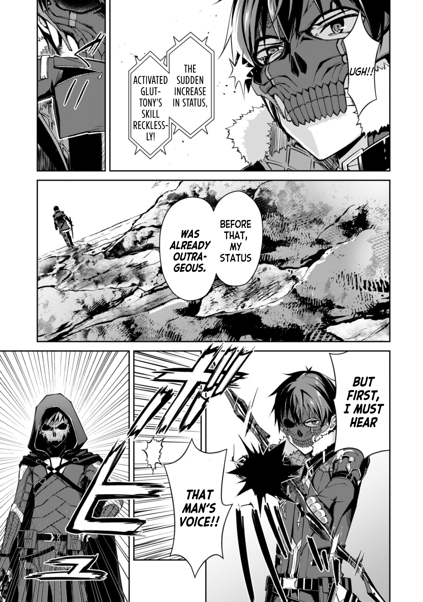 Halaman dari Boushoku no Berserk ~Ore dake Level to Iu Gainen wo Toppa suru~ Chapter 27