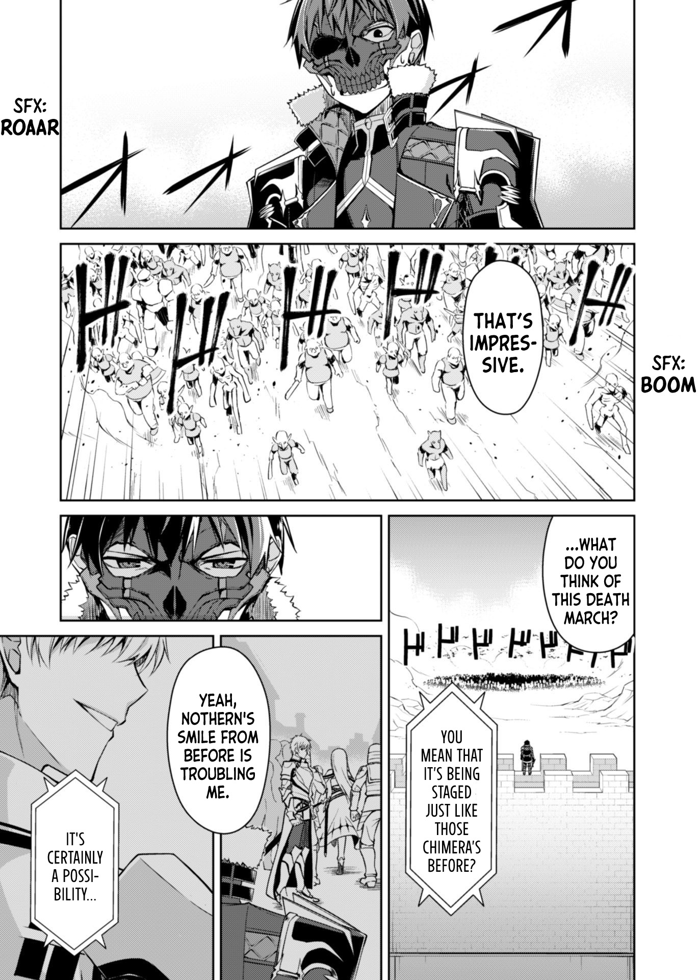 Halaman dari Boushoku no Berserk ~Ore dake Level to Iu Gainen wo Toppa suru~ Chapter 27