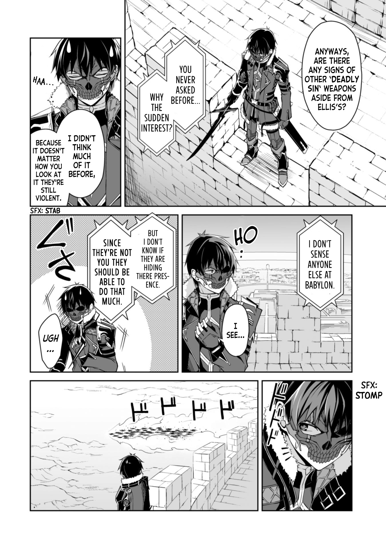 Halaman dari Boushoku no Berserk ~Ore dake Level to Iu Gainen wo Toppa suru~ Chapter 27