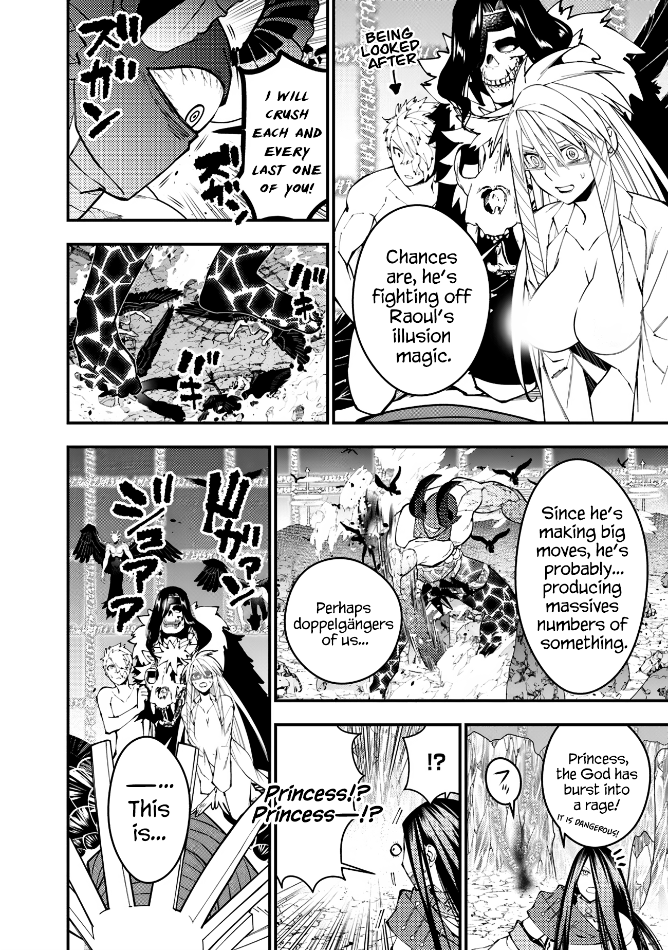 Halaman dari Fukushuu o Koinegau Saikyou Yuusha wa, Yami no Chikara de Senmetsu Musou Suru Chapter 77