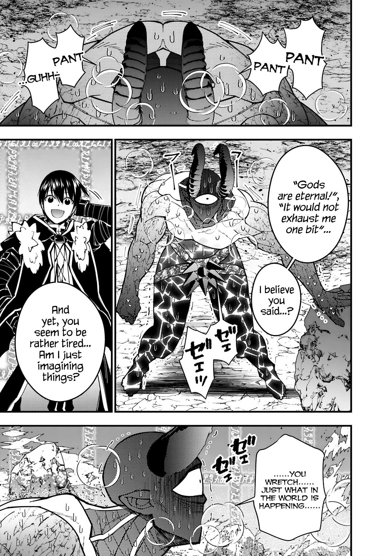 Halaman dari Fukushuu o Koinegau Saikyou Yuusha wa, Yami no Chikara de Senmetsu Musou Suru Chapter 77