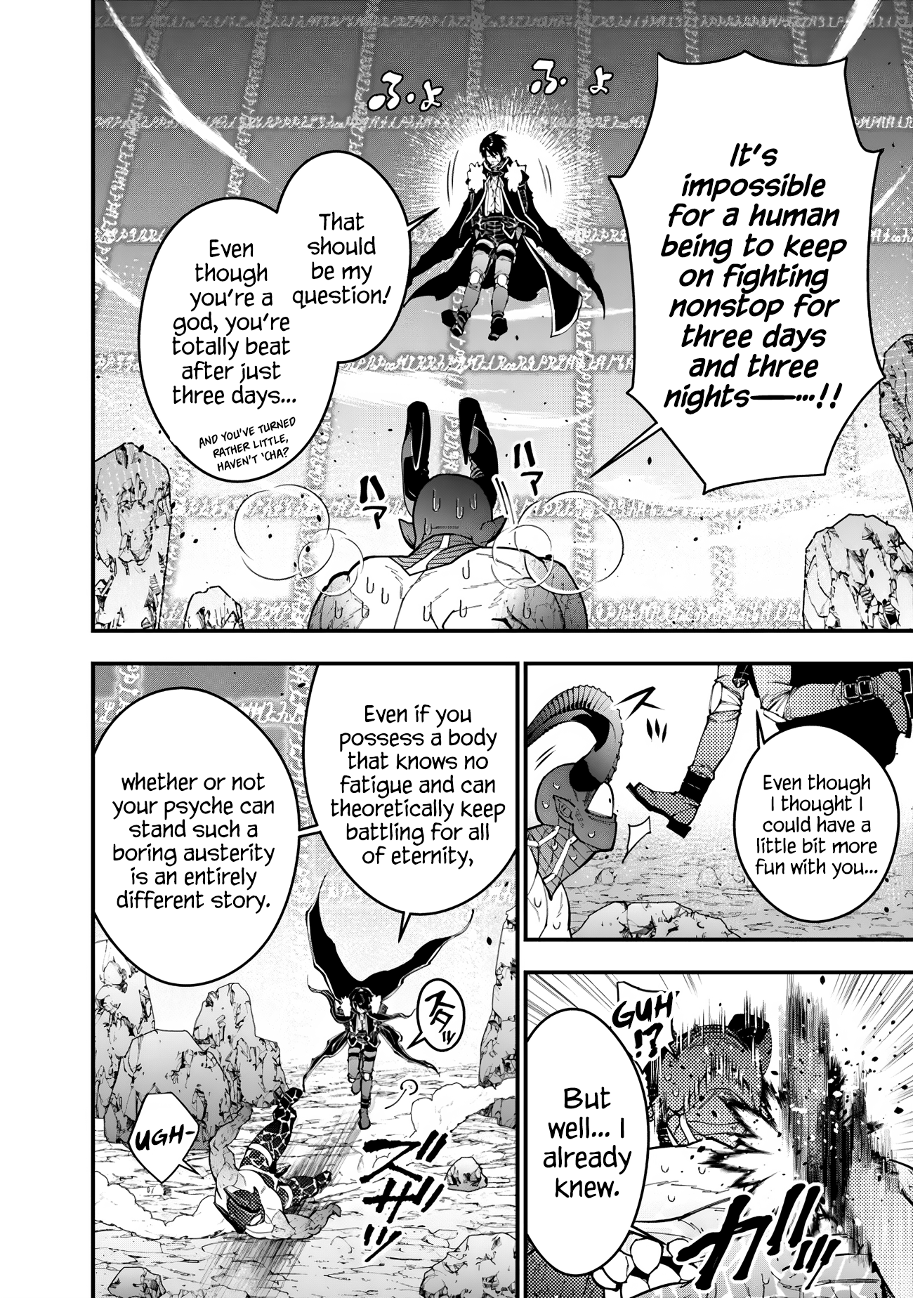 Halaman dari Fukushuu o Koinegau Saikyou Yuusha wa, Yami no Chikara de Senmetsu Musou Suru Chapter 77