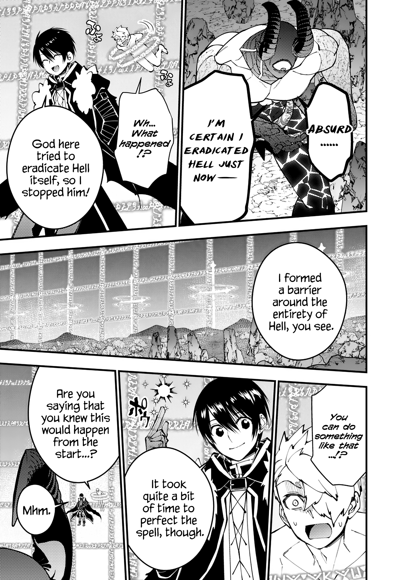 Halaman dari Fukushuu o Koinegau Saikyou Yuusha wa, Yami no Chikara de Senmetsu Musou Suru Chapter 77