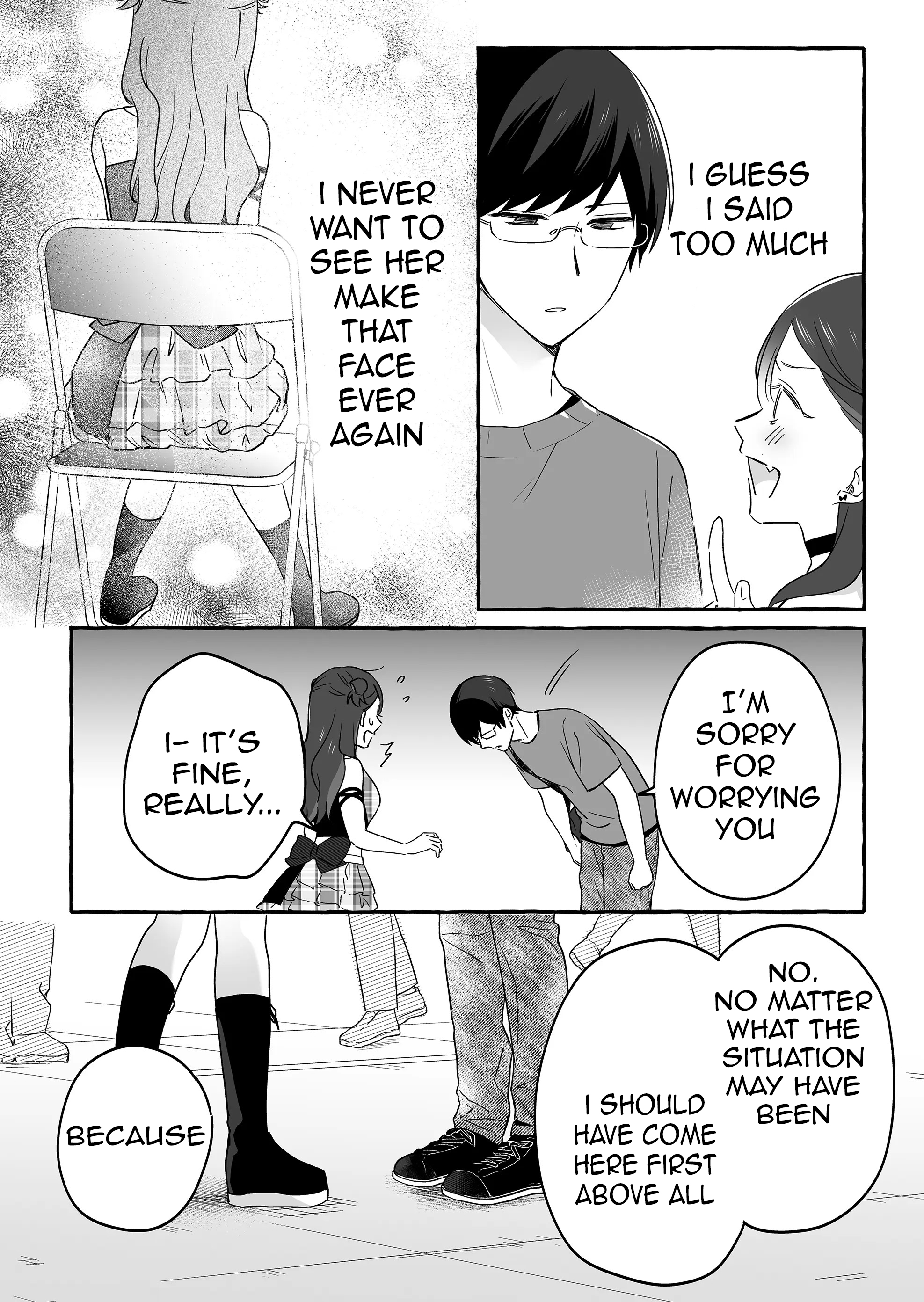 Halaman dari Damedol to Sekai ni Hitori Dake no Fan Chapter 19
