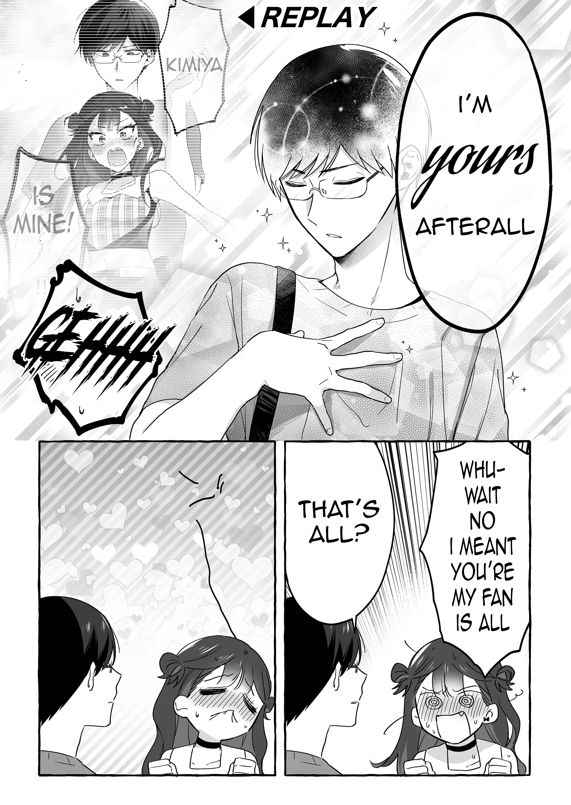Halaman dari Damedol to Sekai ni Hitori Dake no Fan Chapter 19