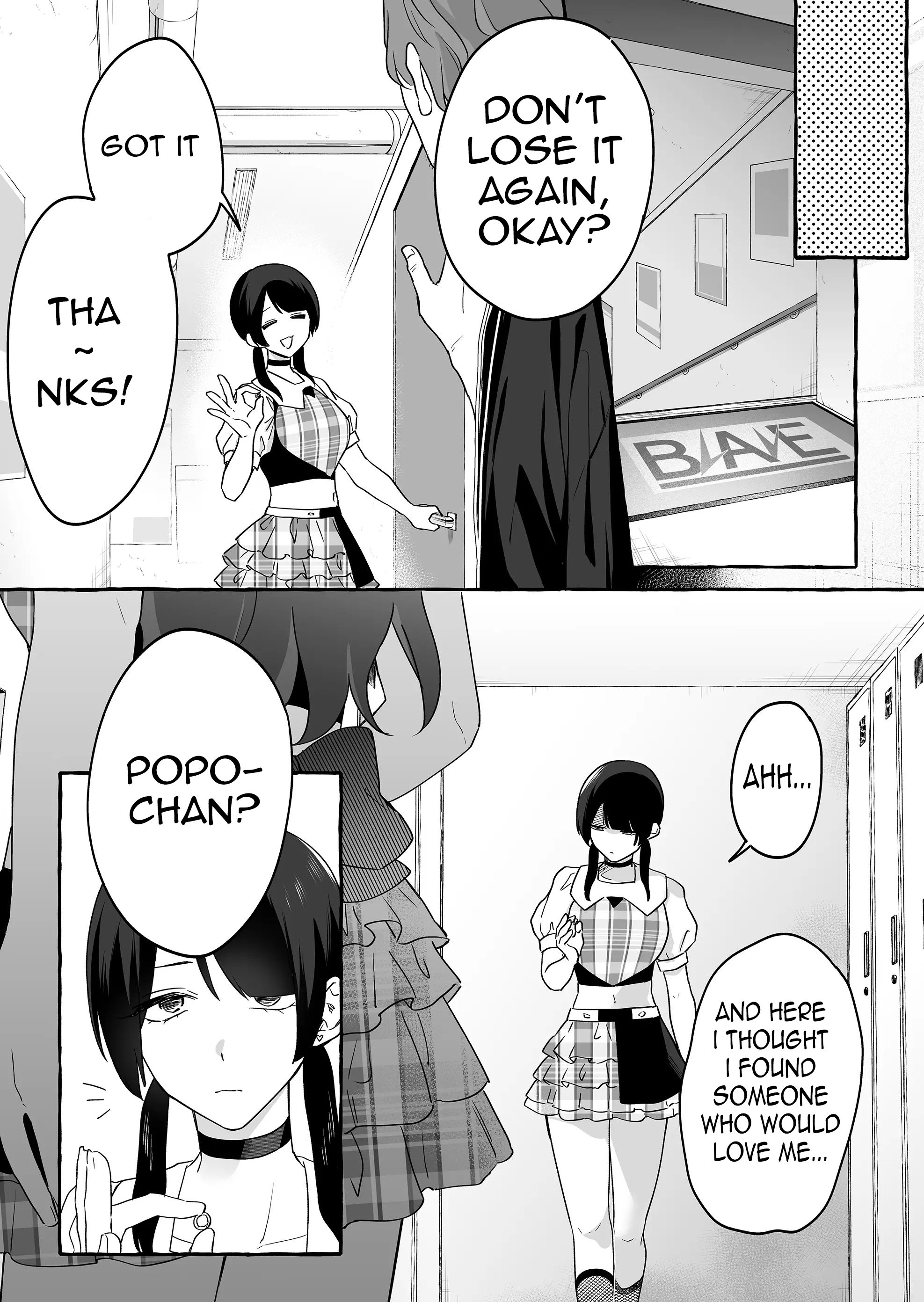 Halaman dari Damedol to Sekai ni Hitori Dake no Fan Chapter 19