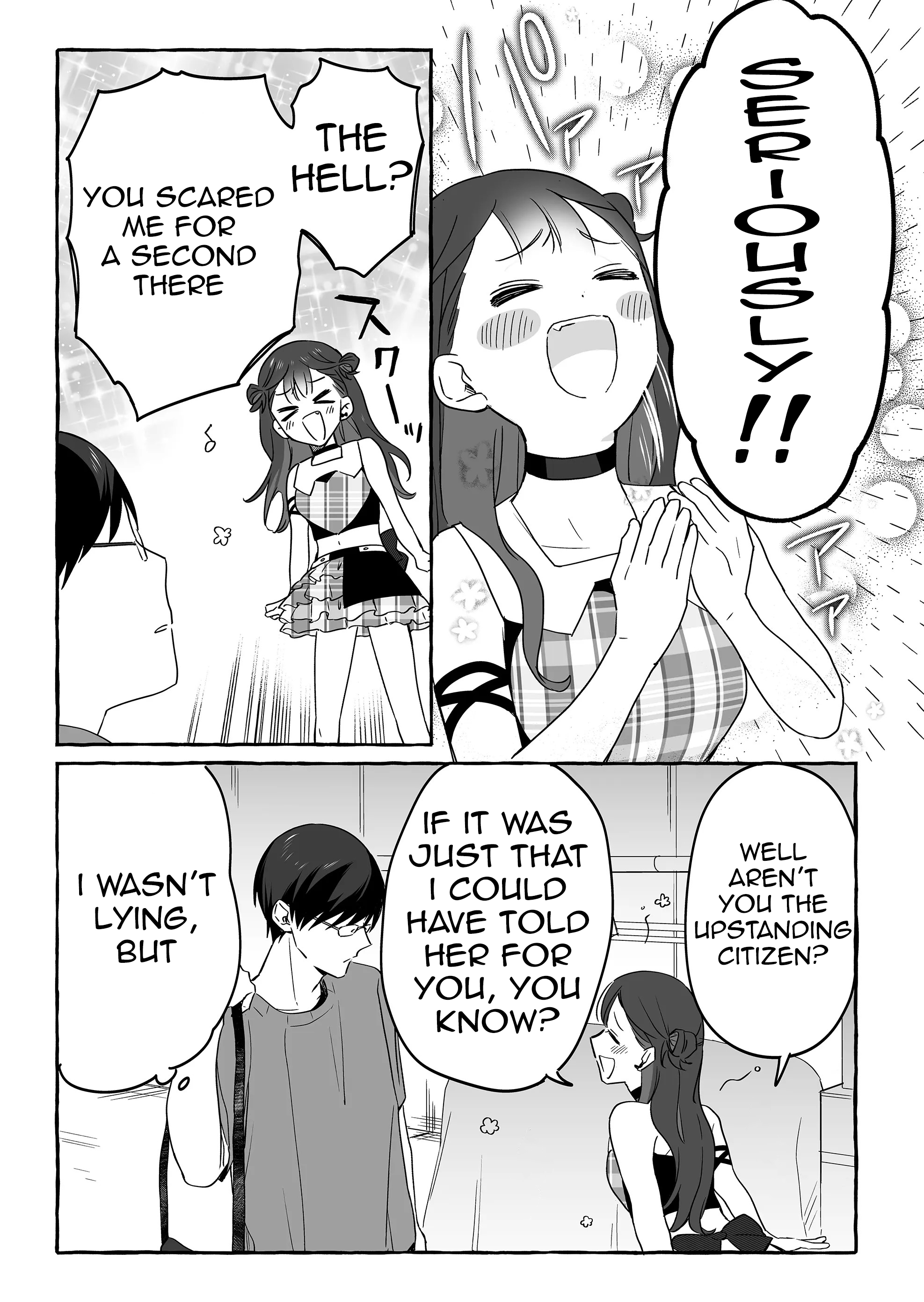 Halaman dari Damedol to Sekai ni Hitori Dake no Fan Chapter 19