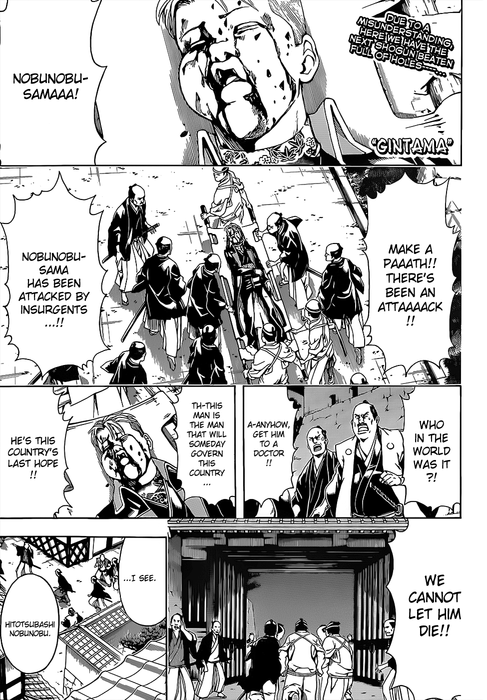 Halaman dari Gintama Chapter 503