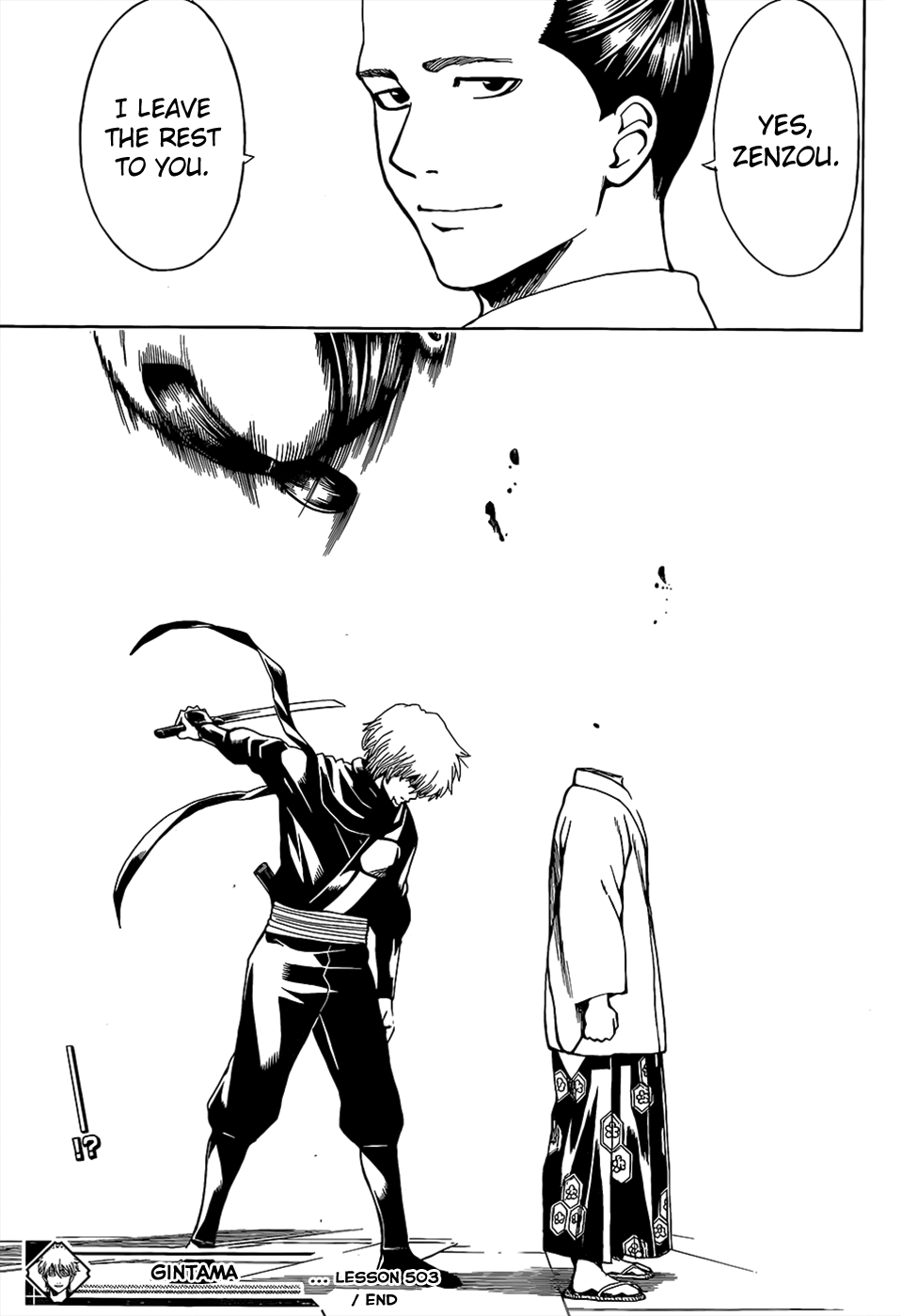 Halaman dari Gintama Chapter 503