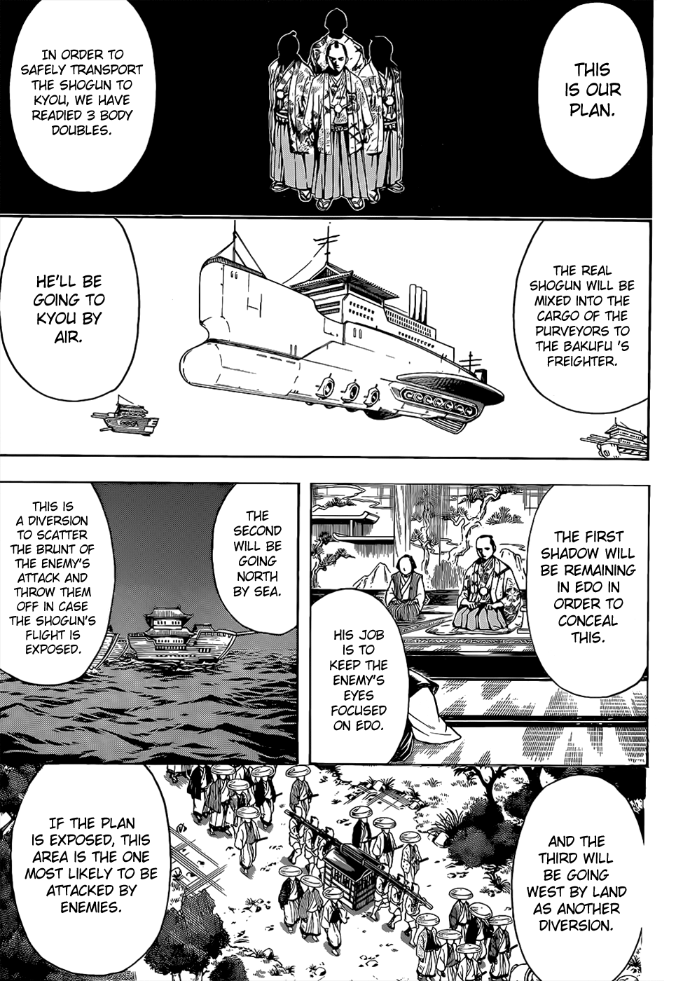 Halaman dari Gintama Chapter 503
