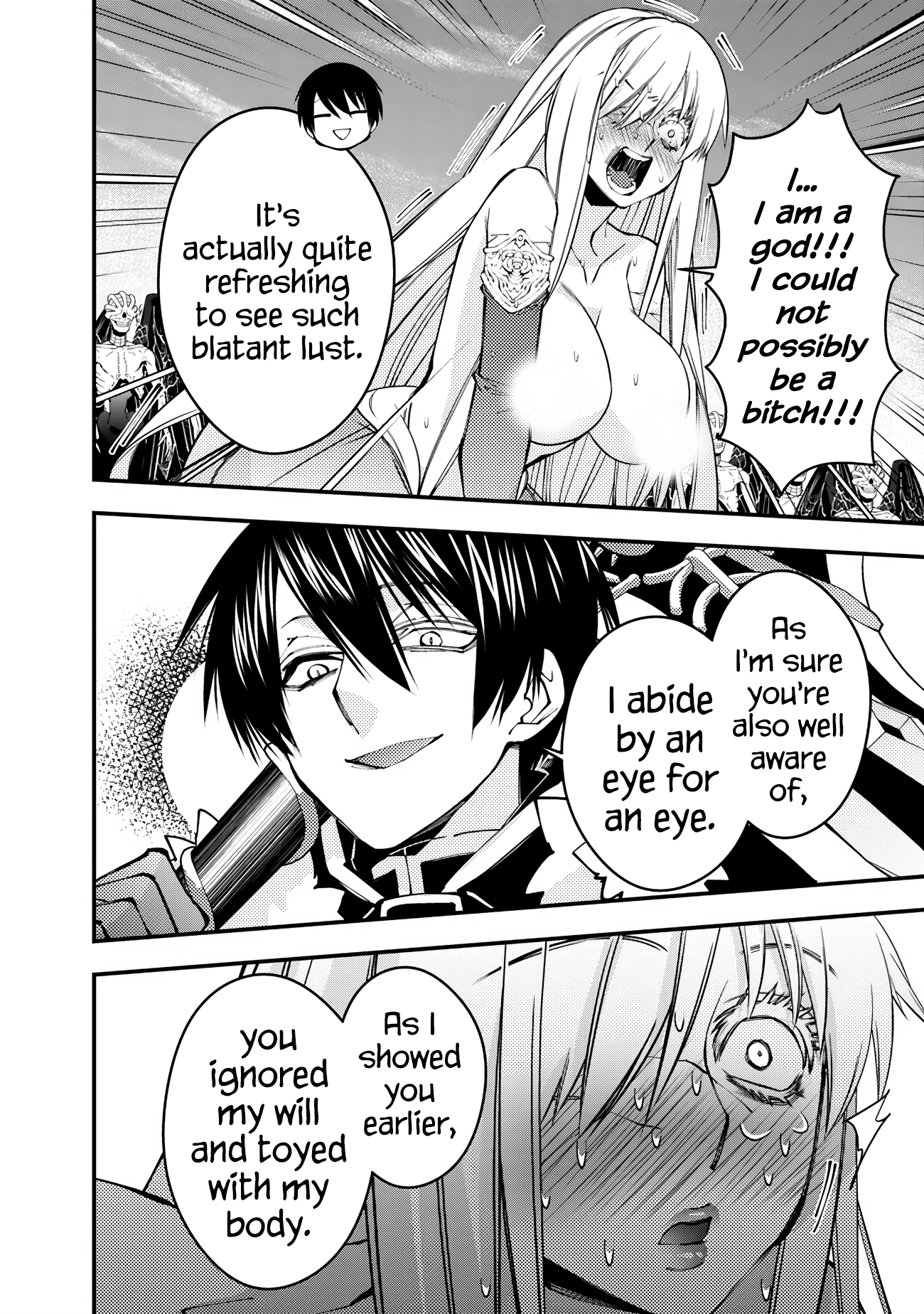 Halaman dari Fukushuu o Koinegau Saikyou Yuusha wa, Yami no Chikara de Senmetsu Musou Suru Chapter 82