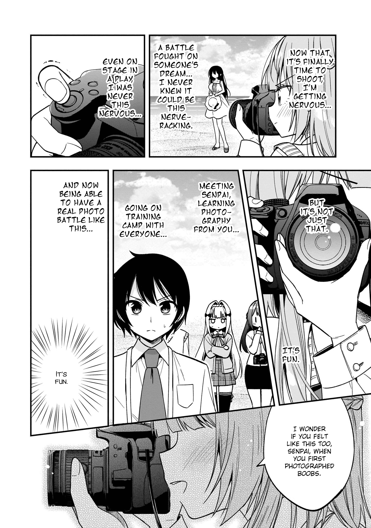 Halaman dari Camera-senpai to Sewayaki Jouzu na Kouhai-chan Chapter 11