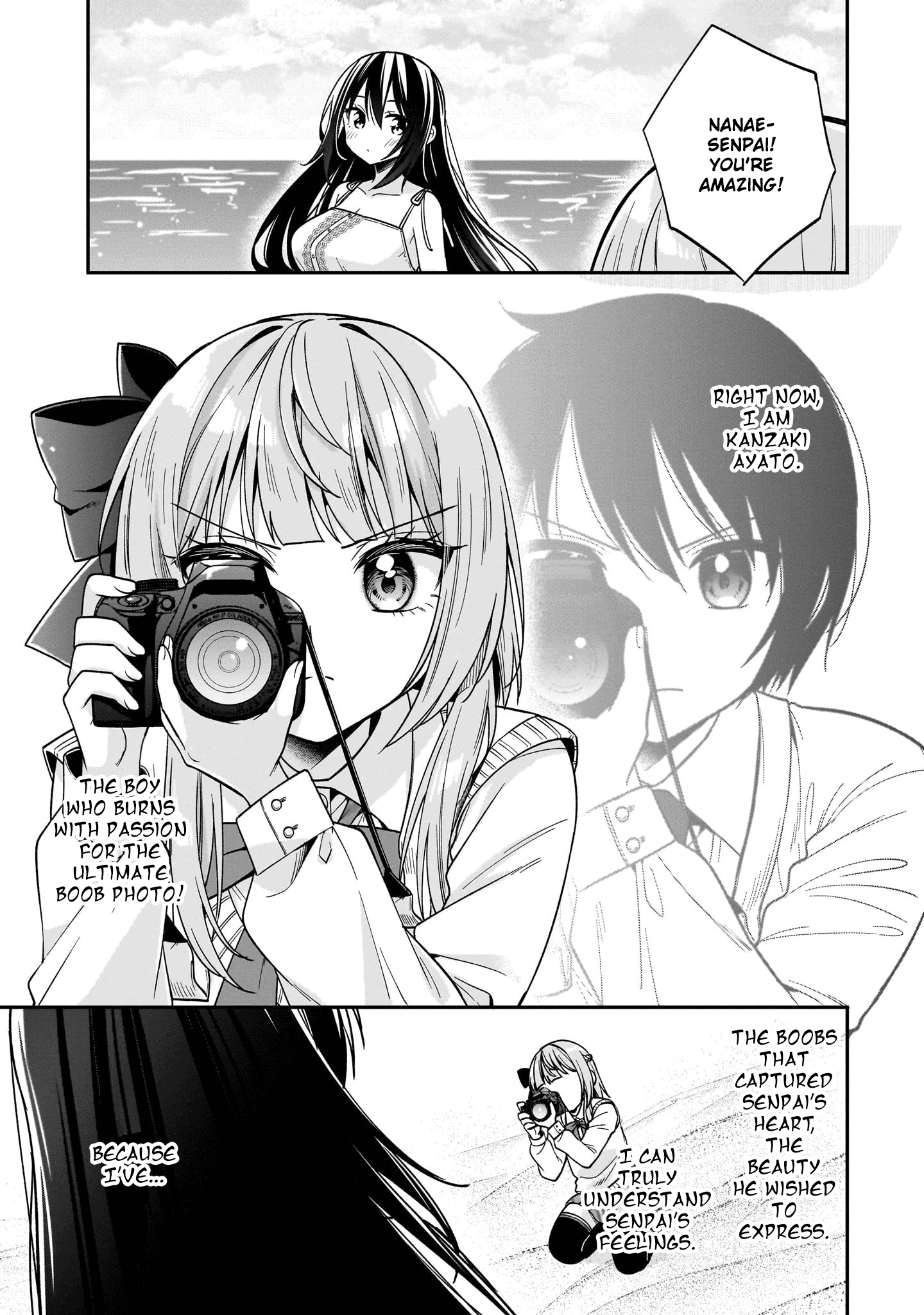 Halaman dari Camera-senpai to Sewayaki Jouzu na Kouhai-chan Chapter 11