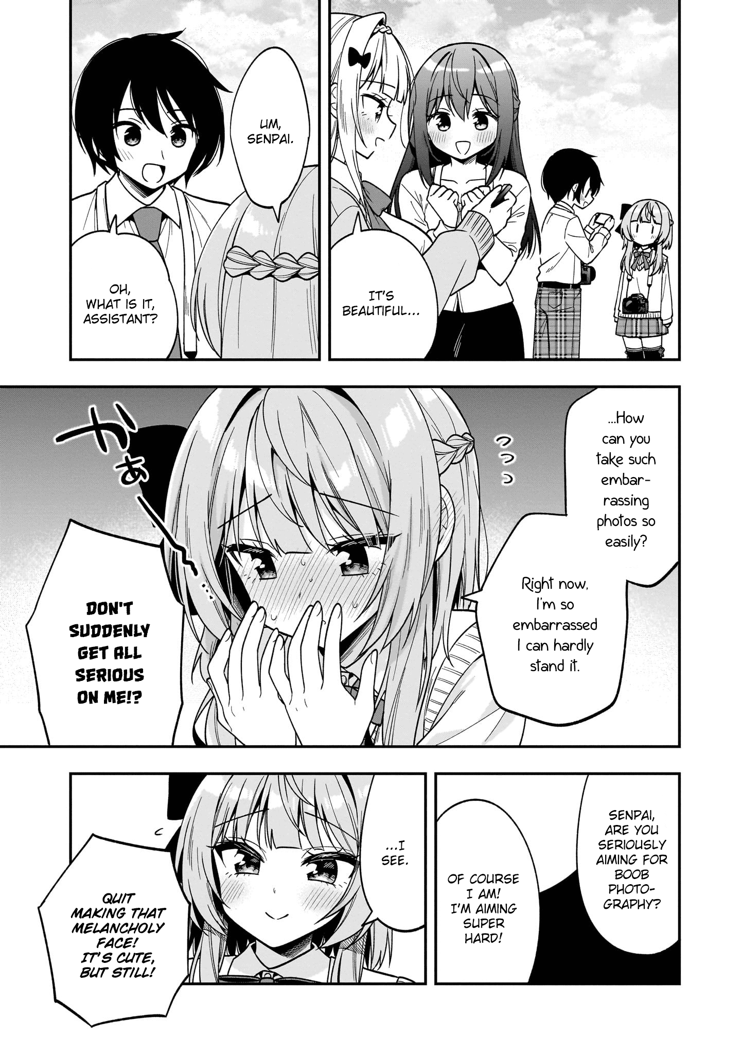 Halaman dari Camera-senpai to Sewayaki Jouzu na Kouhai-chan Chapter 11