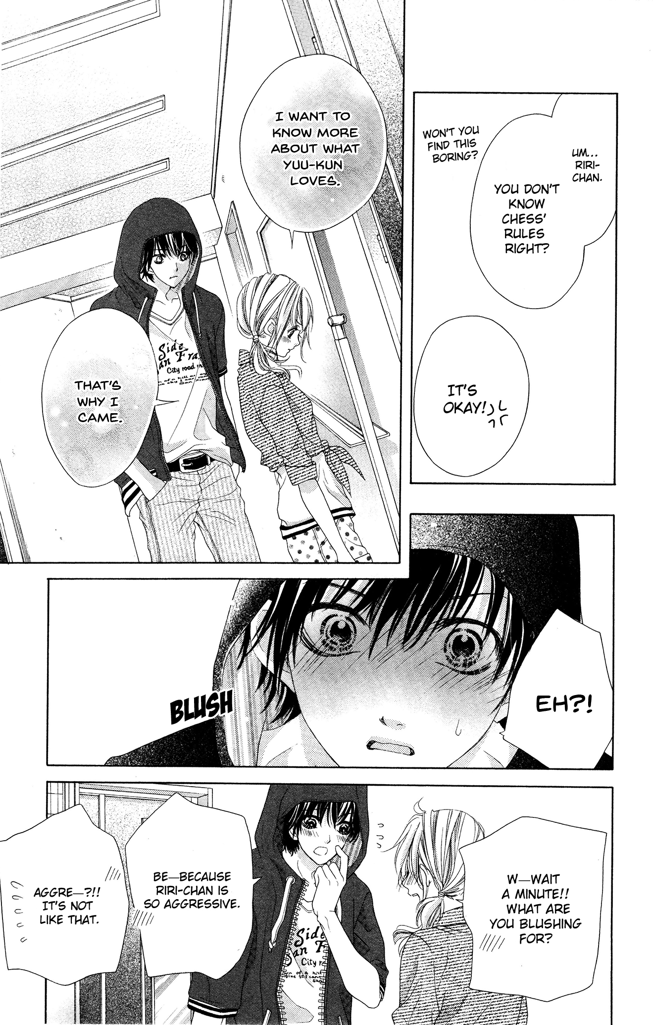 Halaman dari 17-sai, Kiss to Dilemma Chapter 15