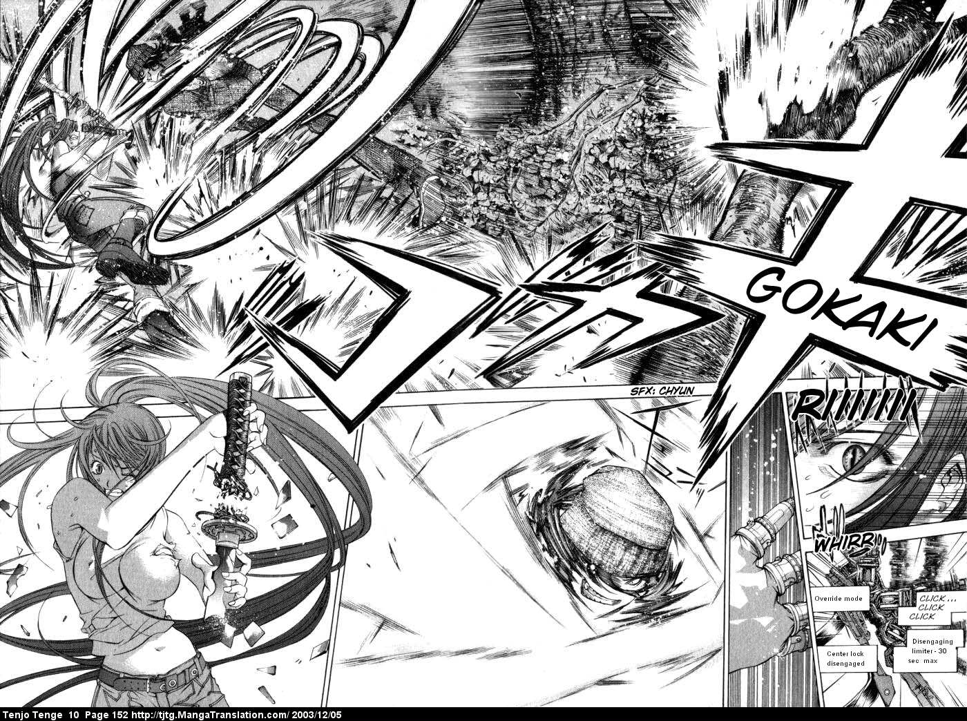 Halaman dari Tenjou Tenge Chapter 62