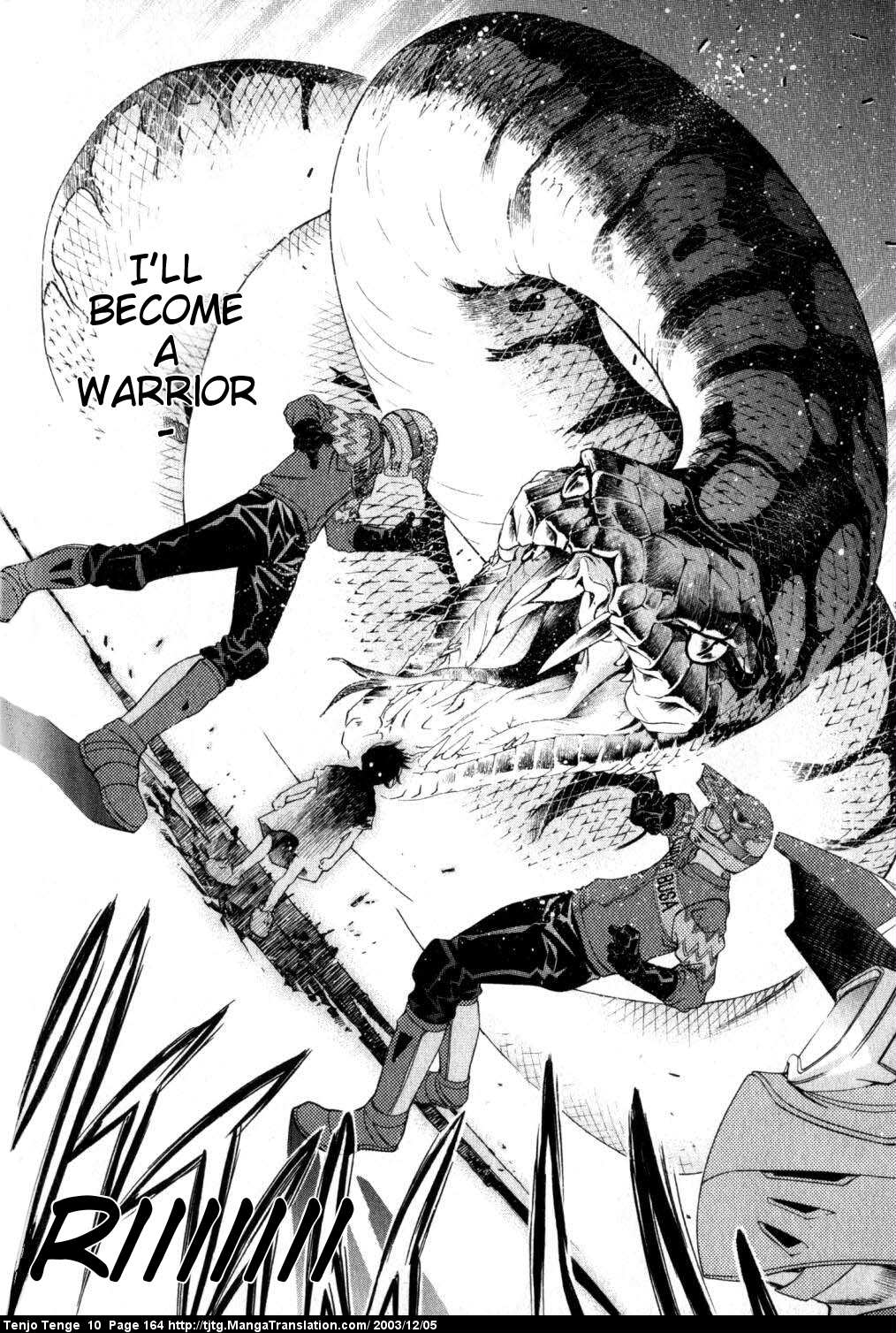 Halaman dari Tenjou Tenge Chapter 62