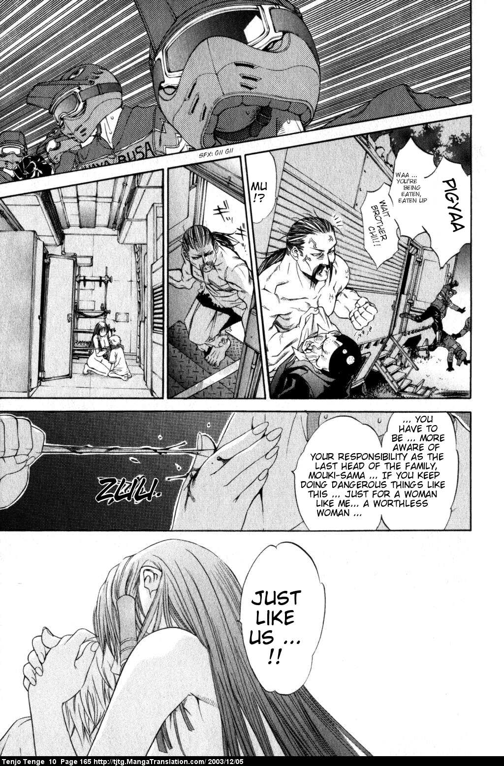 Halaman dari Tenjou Tenge Chapter 62