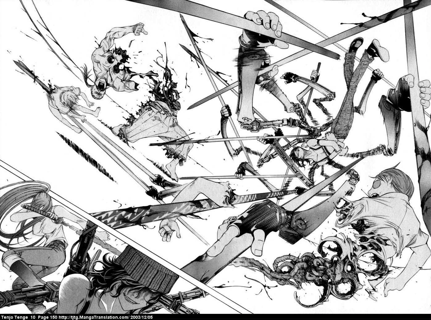 Halaman dari Tenjou Tenge Chapter 62