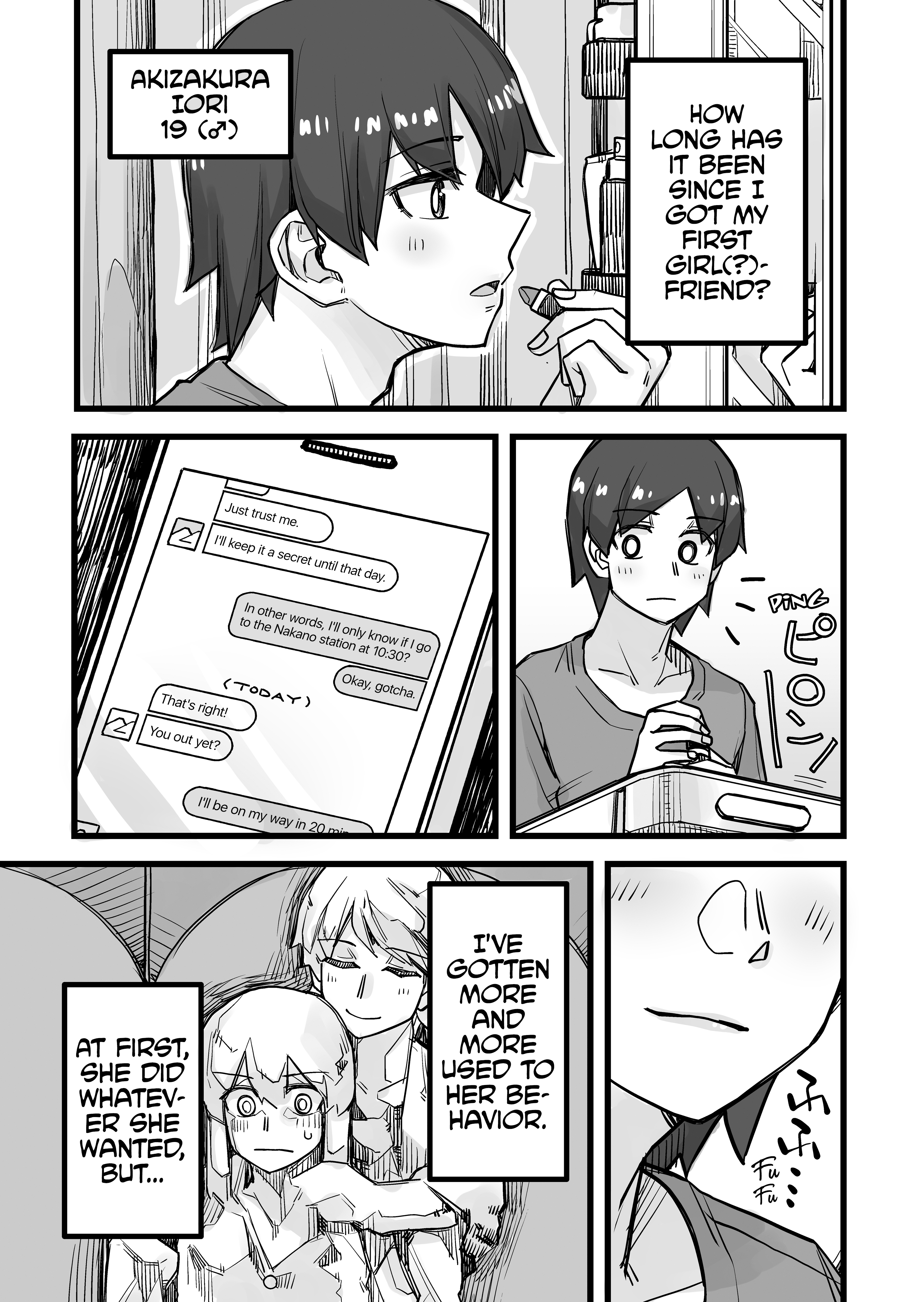 Halaman dari Ikemen Joshi to Josou Danshi Chapter 36