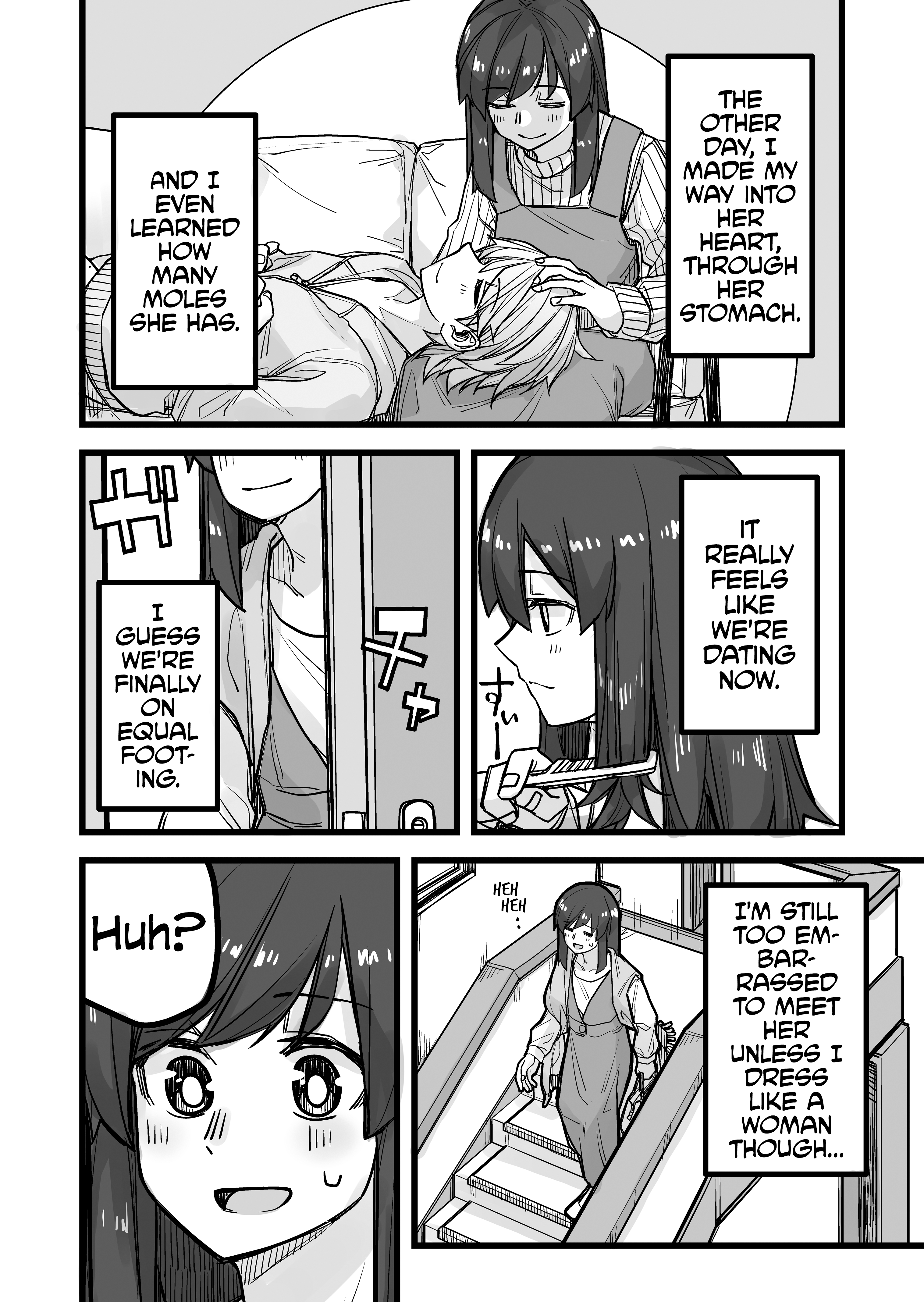 Halaman dari Ikemen Joshi to Josou Danshi Chapter 36
