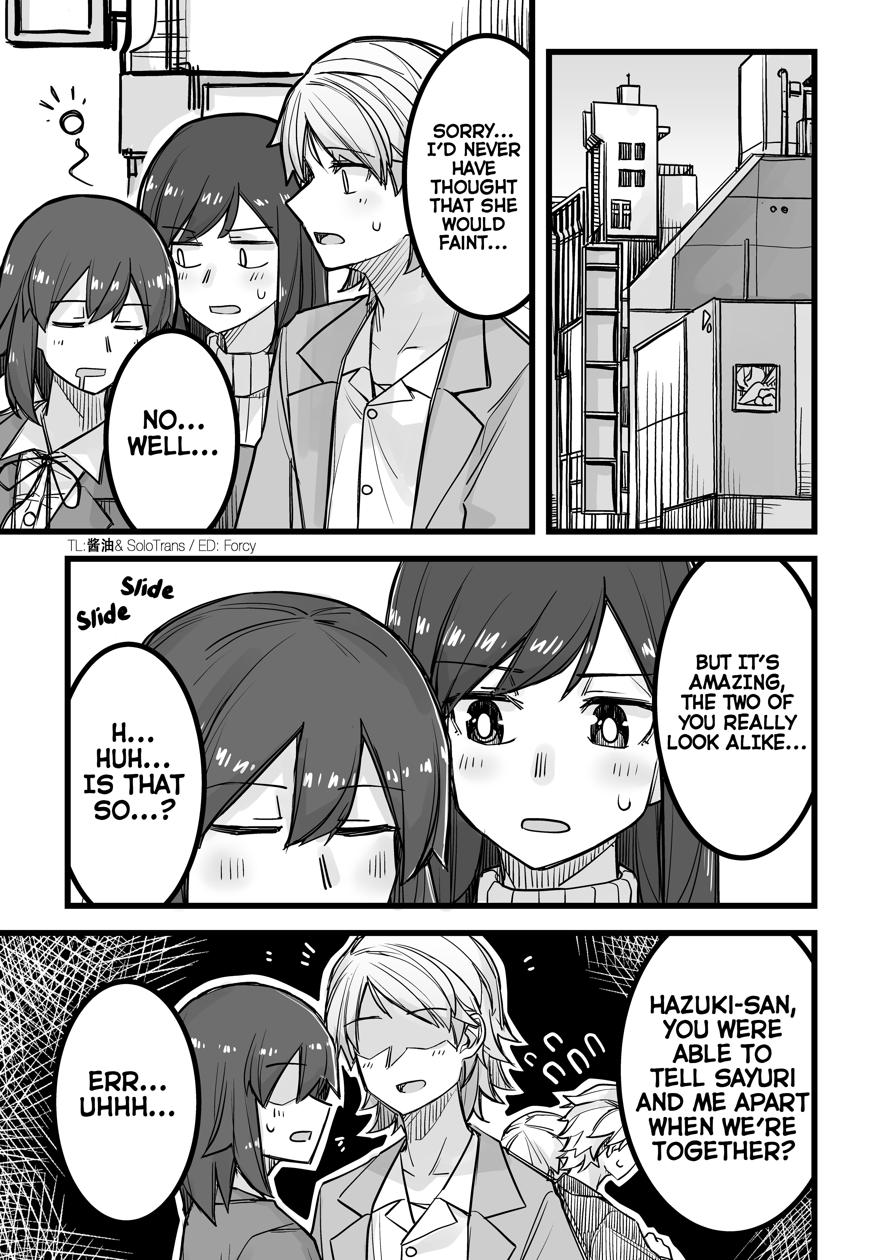 Halaman dari Ikemen Joshi to Josou Danshi Chapter 28