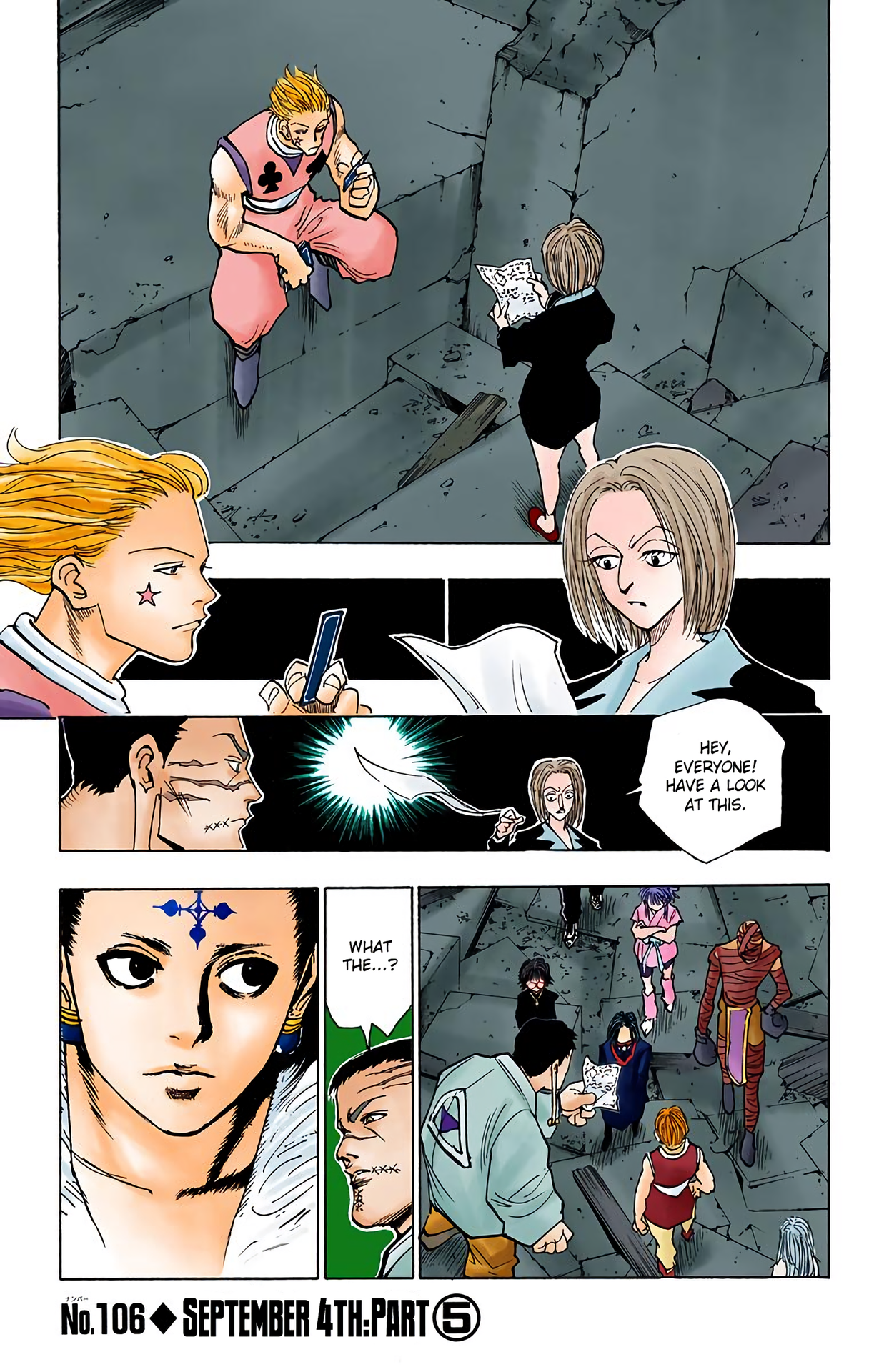 Halaman dari Hunter x Hunter (Official Colored) Chapter 106