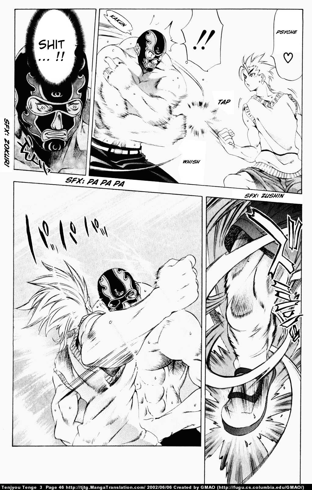 Halaman dari Tenjou Tenge Chapter 14