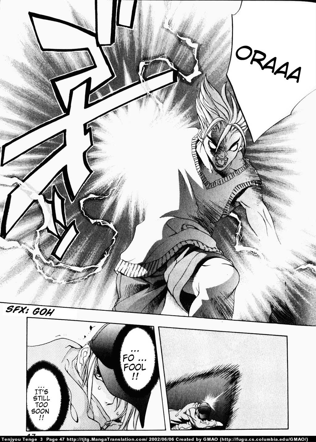 Halaman dari Tenjou Tenge Chapter 14