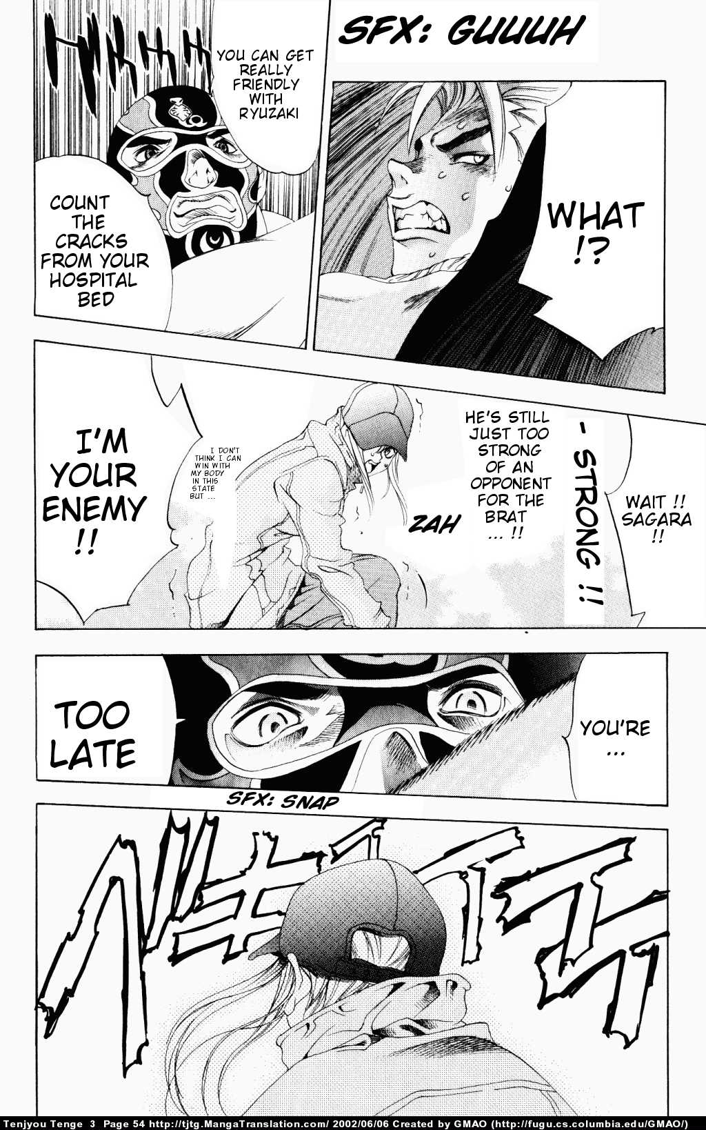 Halaman dari Tenjou Tenge Chapter 14